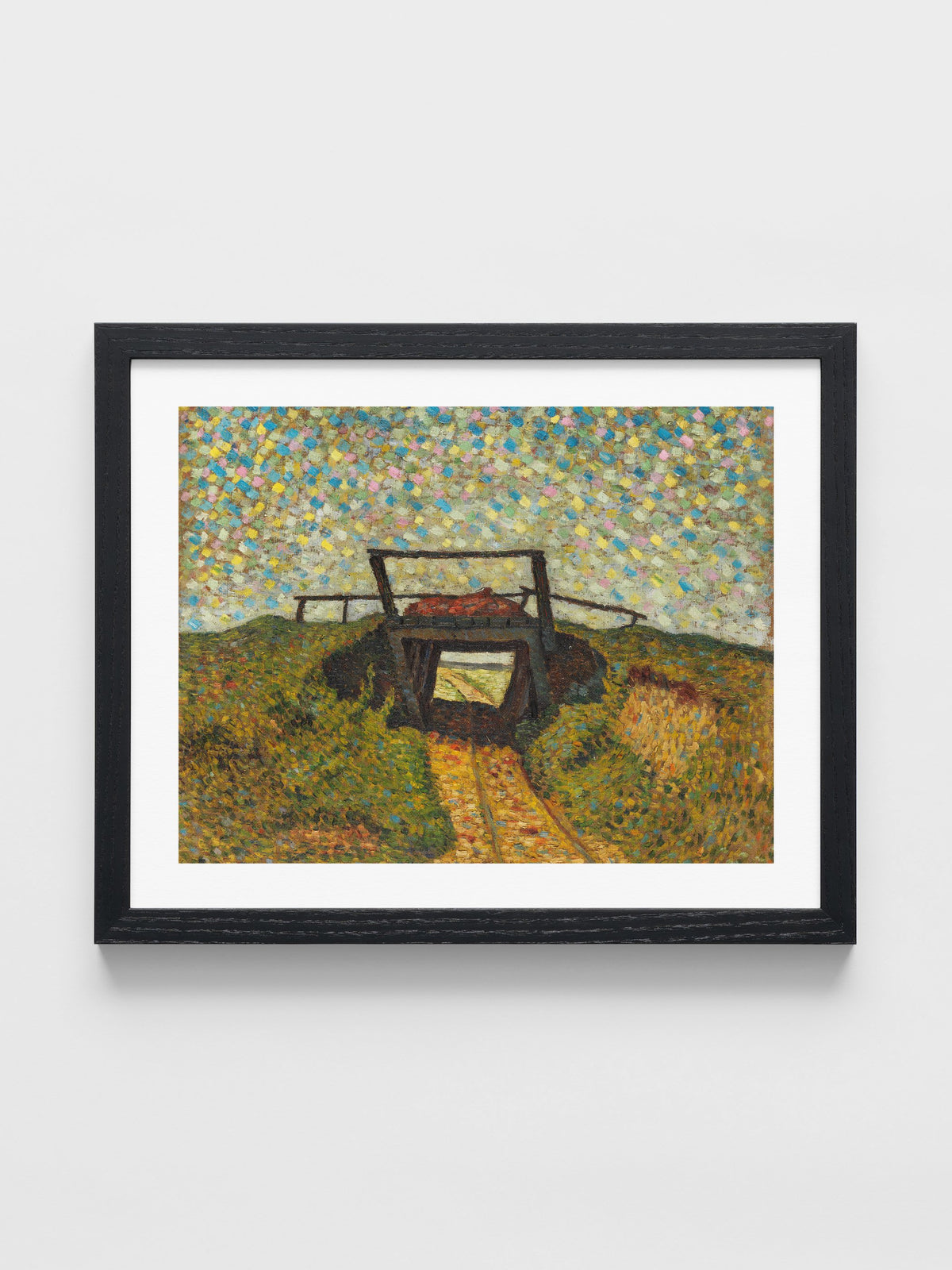 Landschaft mit kleiner Brücke bei Soest