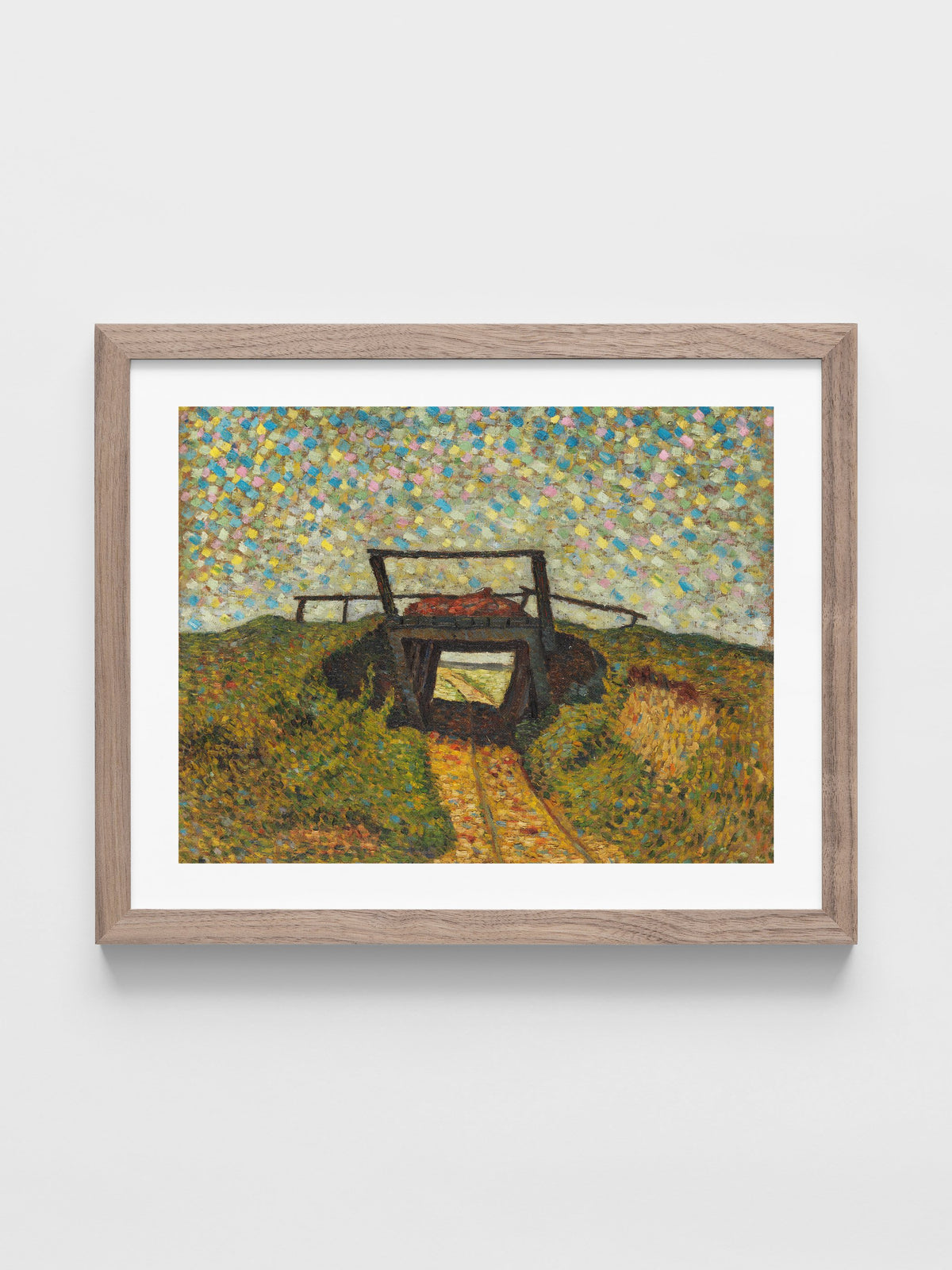 Landschaft mit kleiner Brücke bei Soest