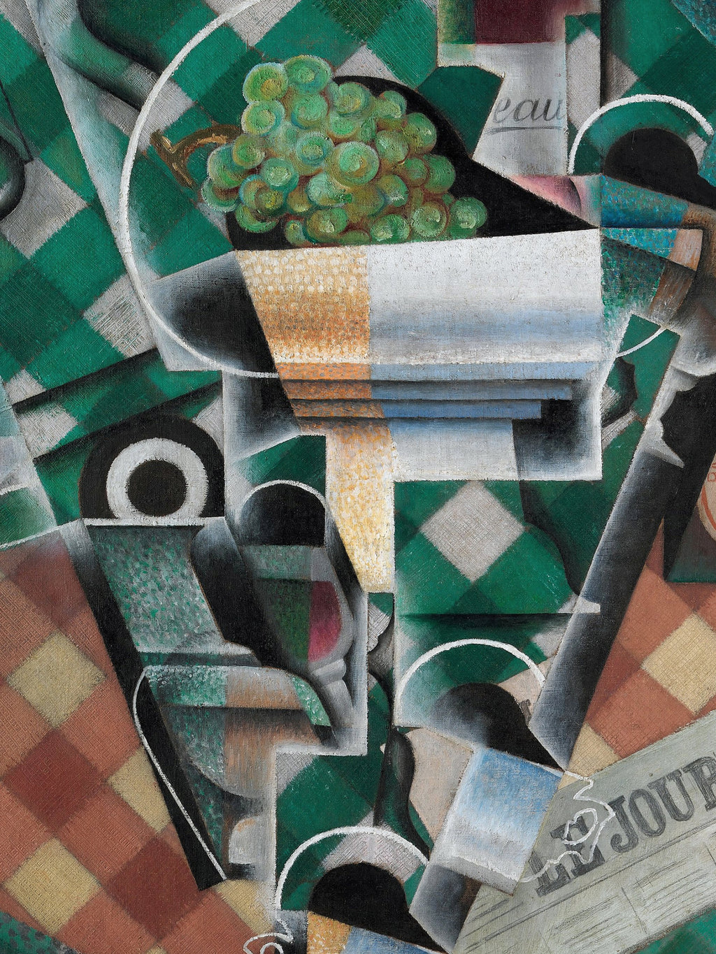 Still Life with Checked Tablecloth