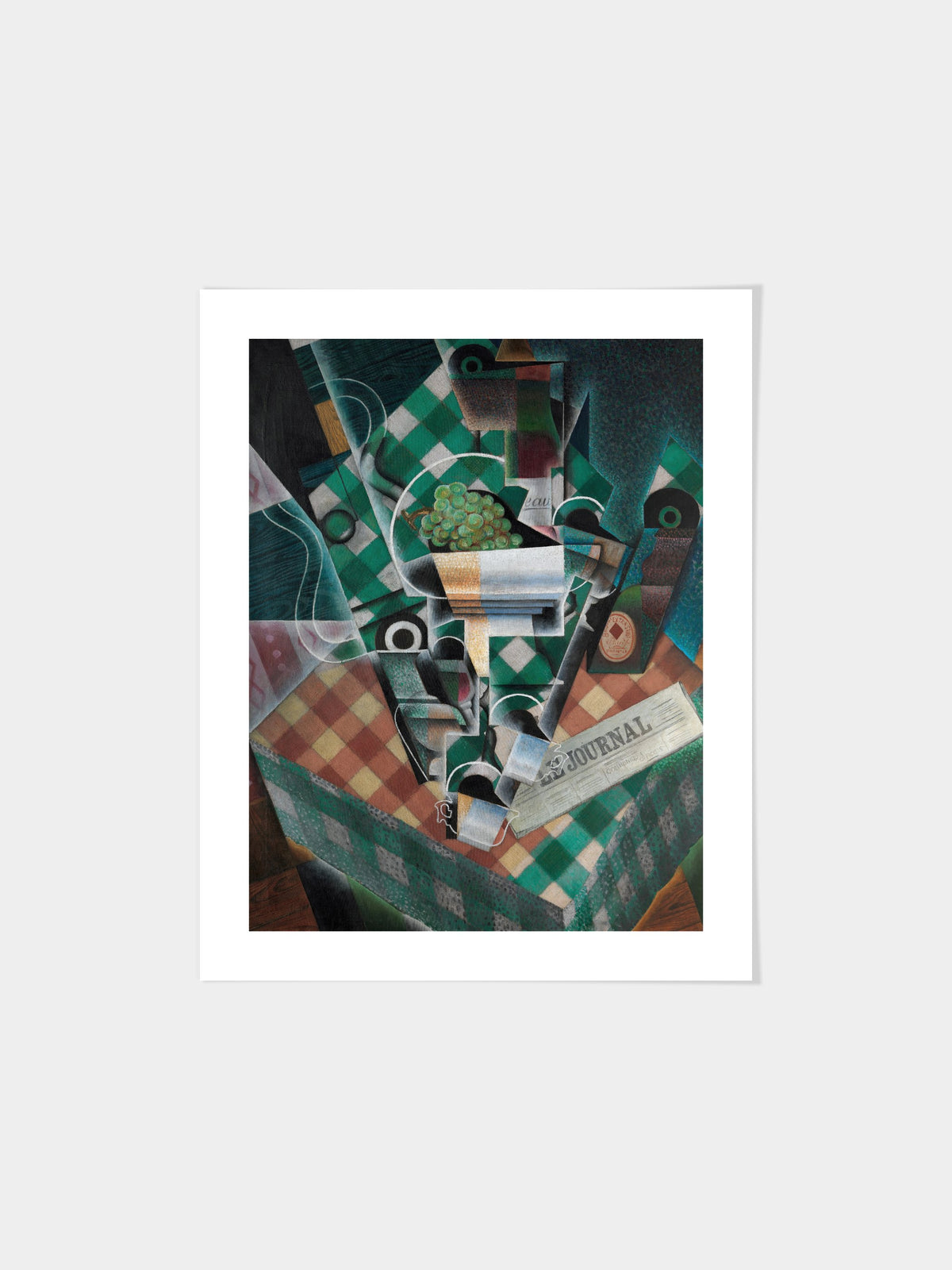 Still Life with Checked Tablecloth