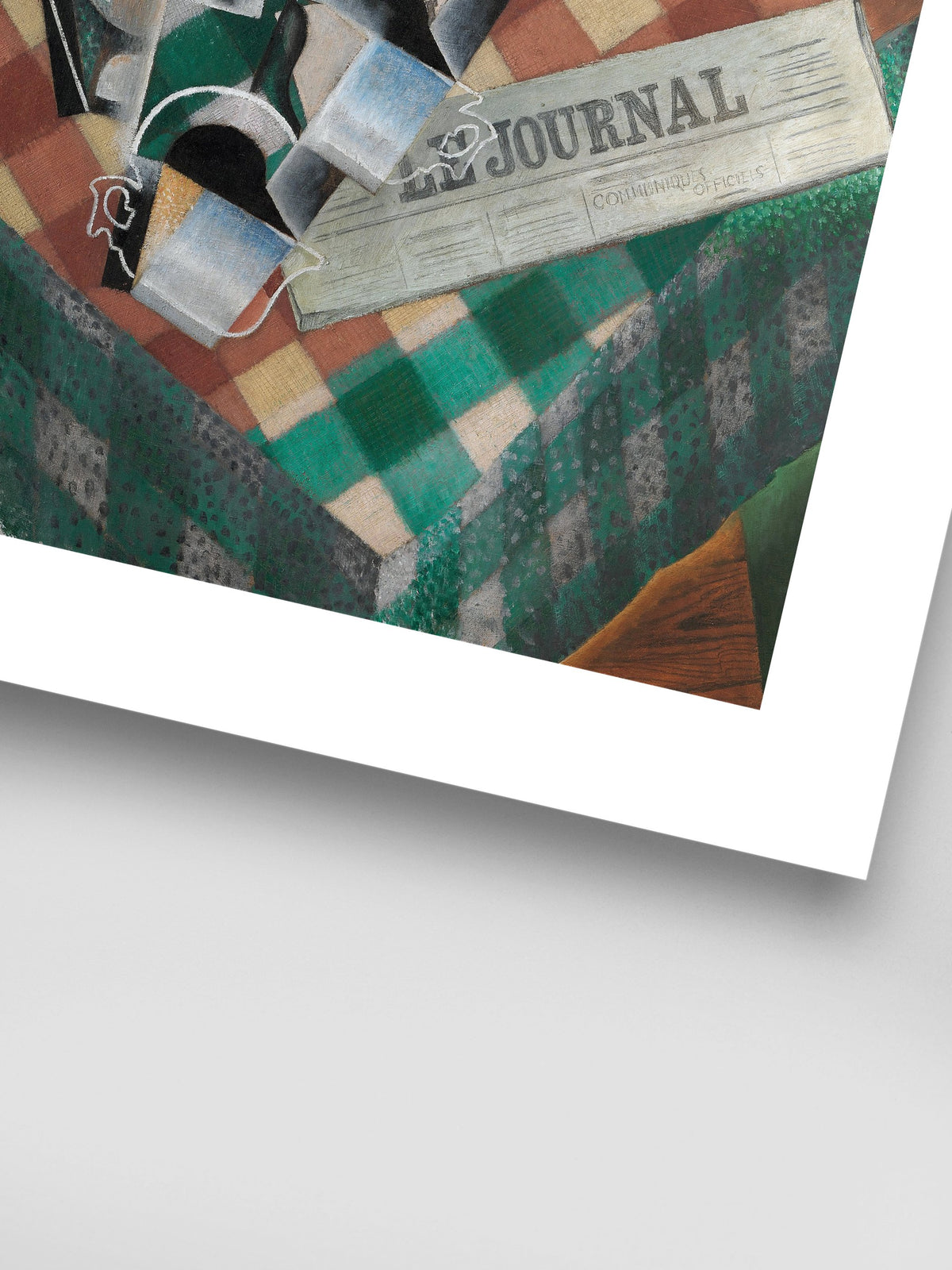 Still Life with Checked Tablecloth