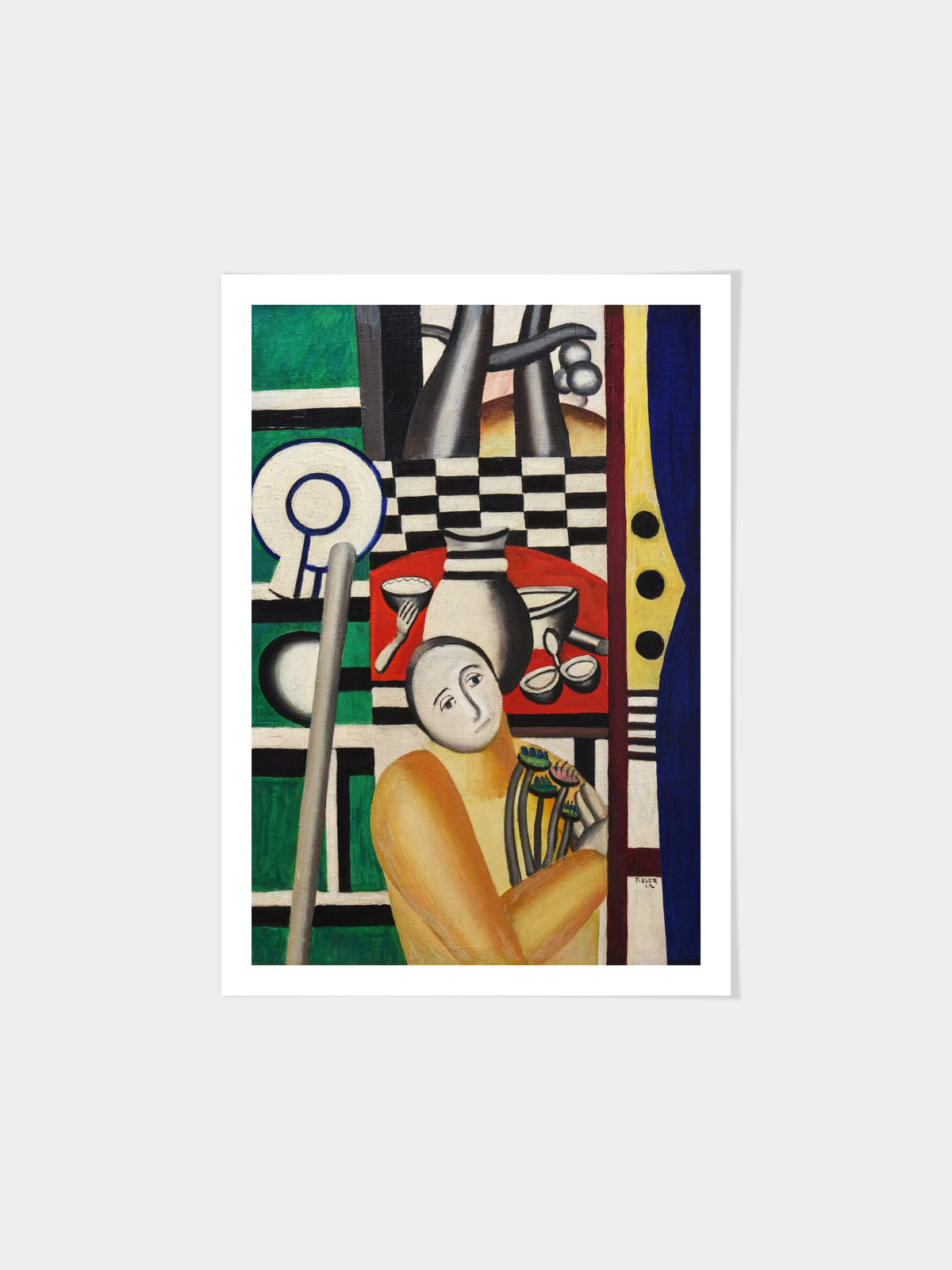 Femme dans un jardin