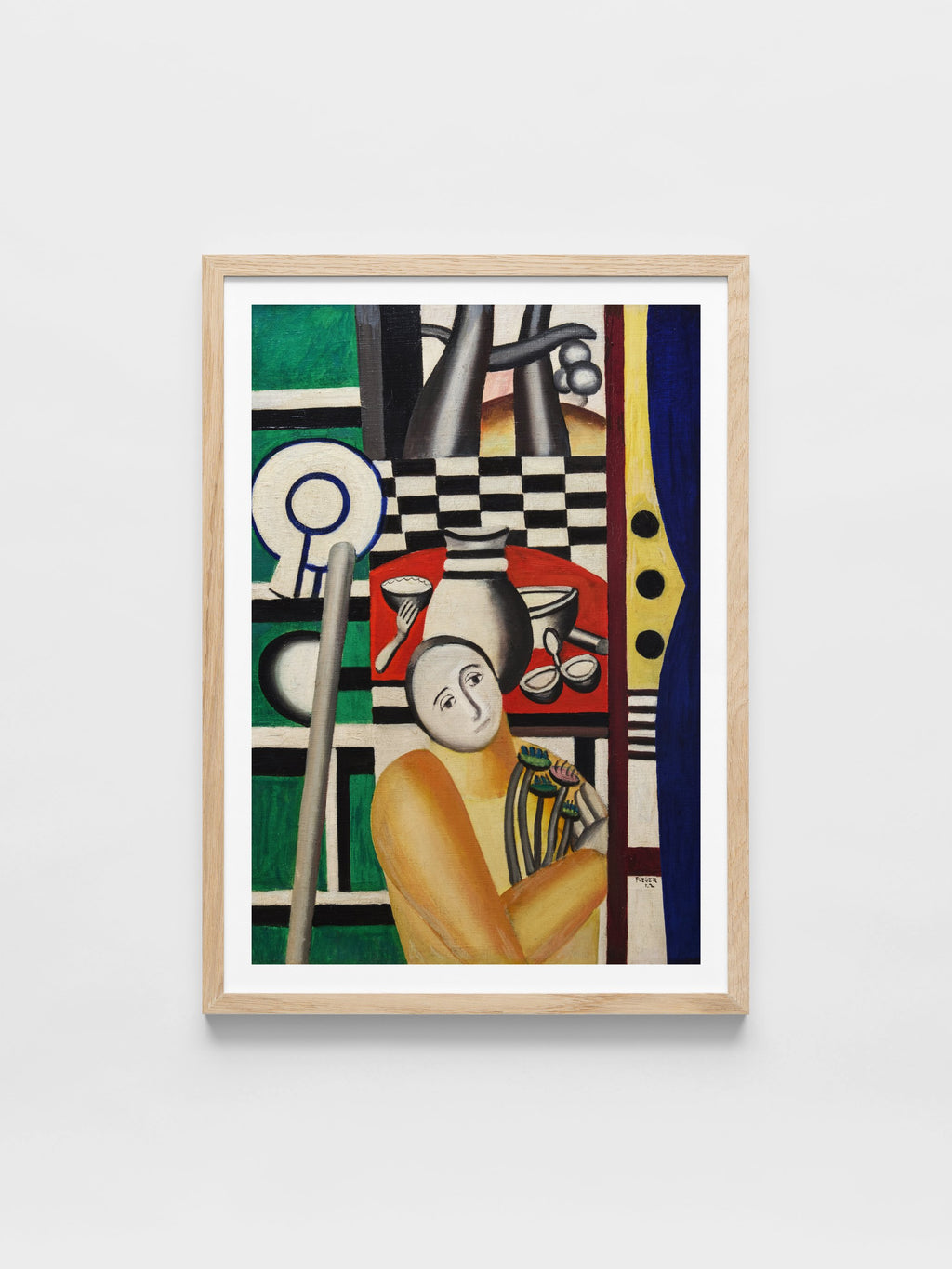 Femme dans un jardin