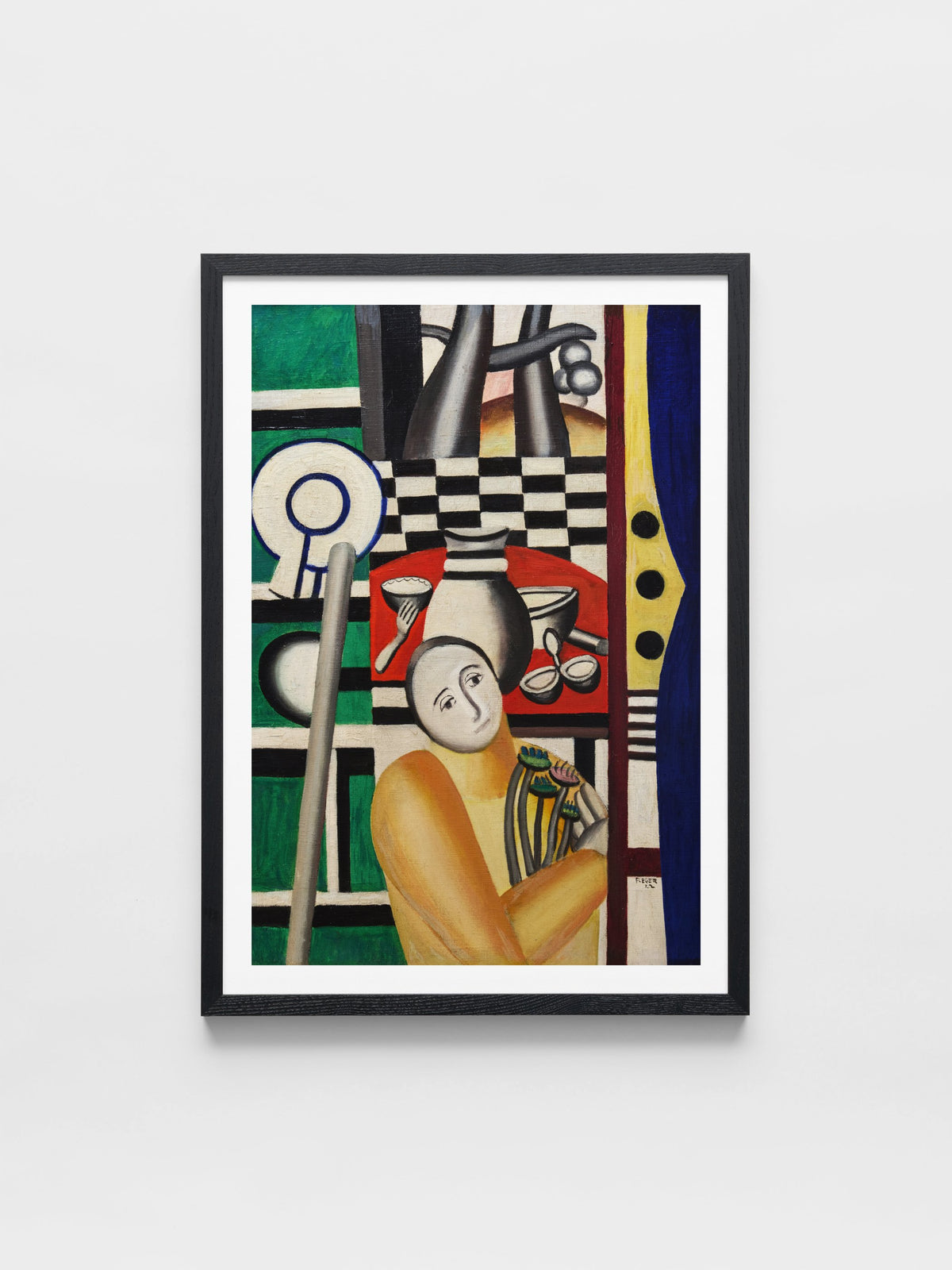 Femme dans un jardin