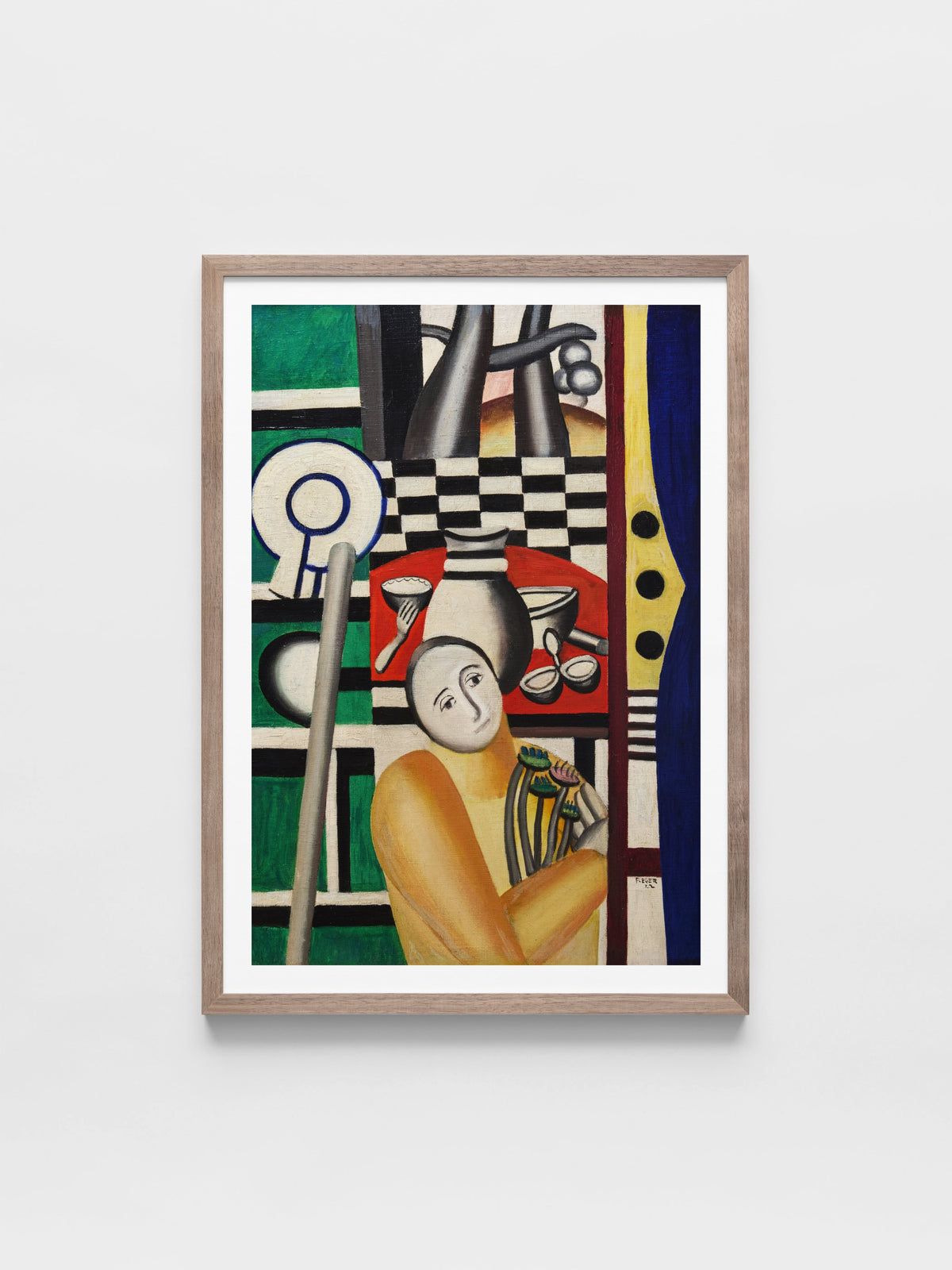 Femme dans un jardin