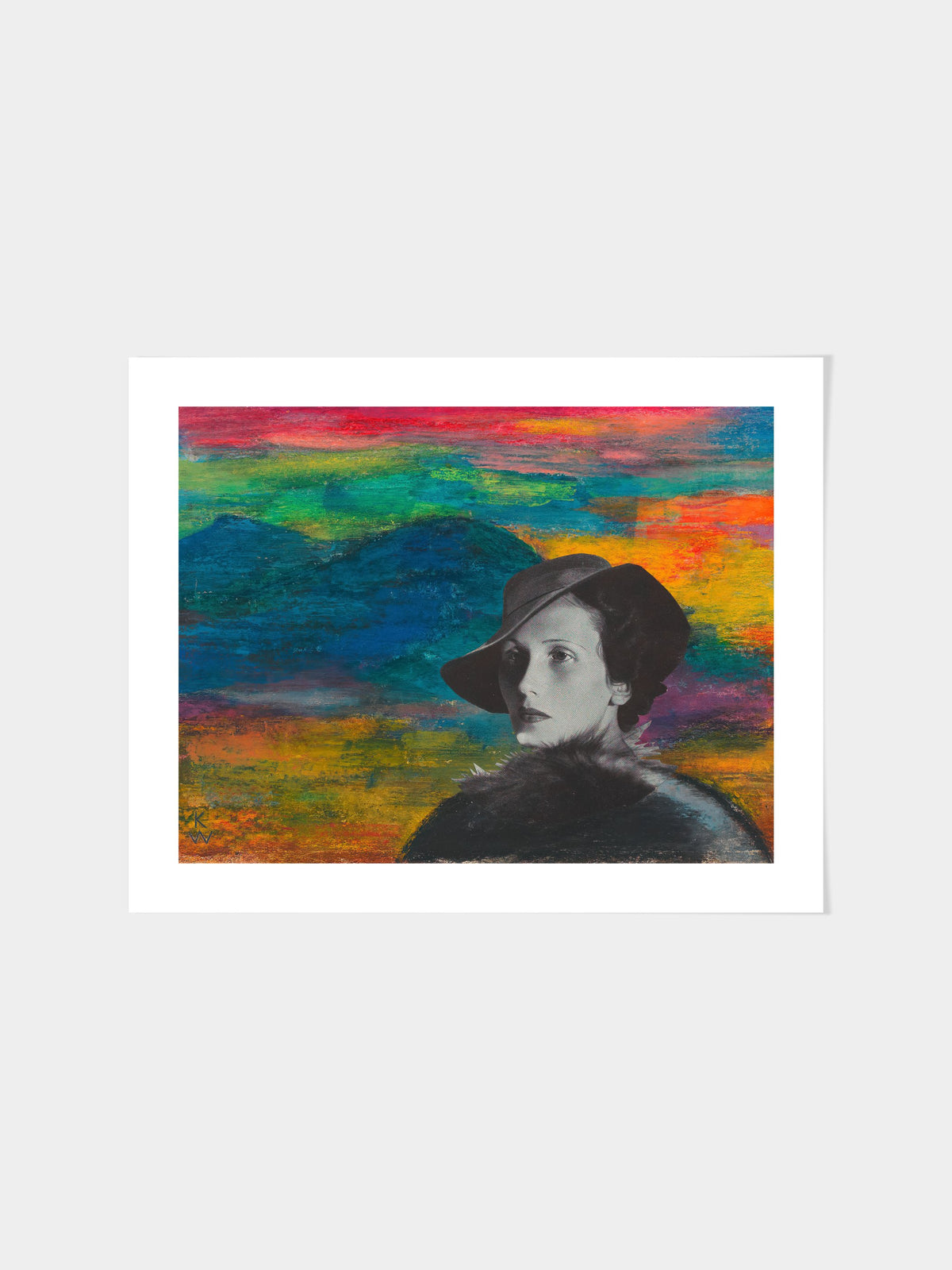 Karl Wiener - Ohne Titel (Collage)