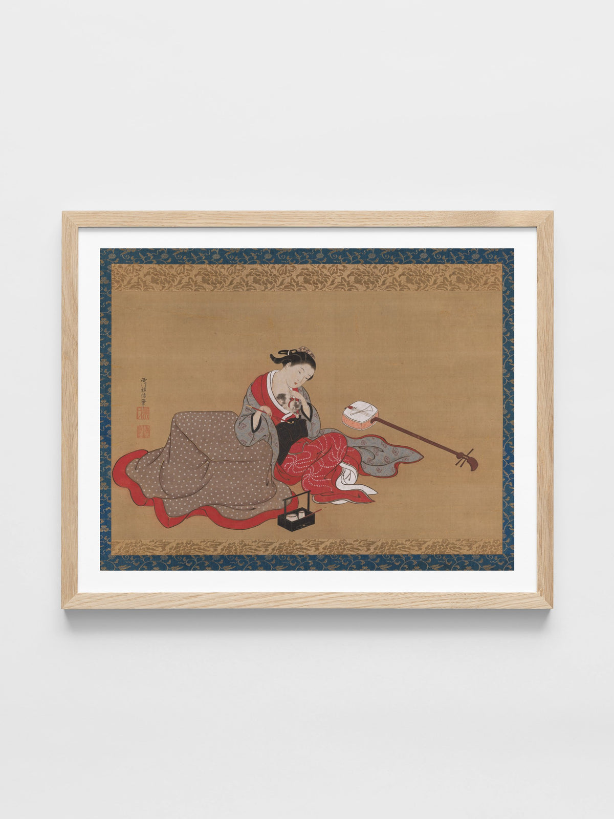 Courtesan with a Kitten