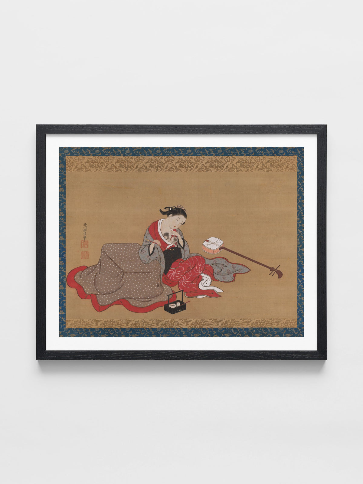 Courtesan with a Kitten
