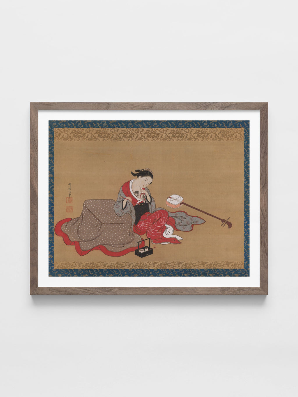 Courtesan with a Kitten