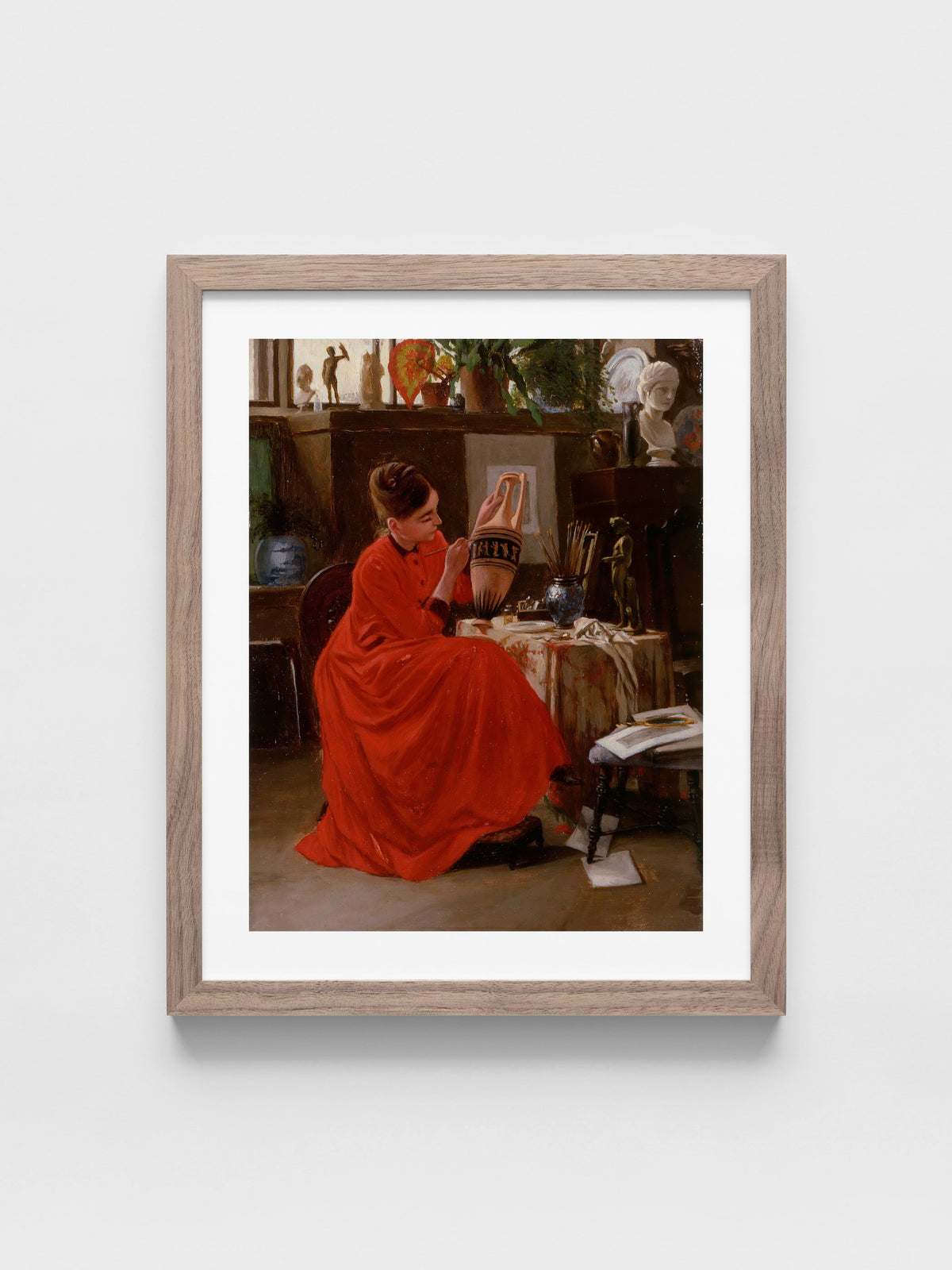 Interior With Vase Painter