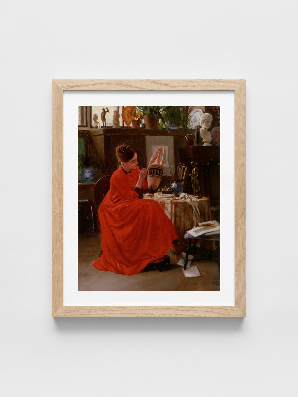 Interior With Vase Painter
