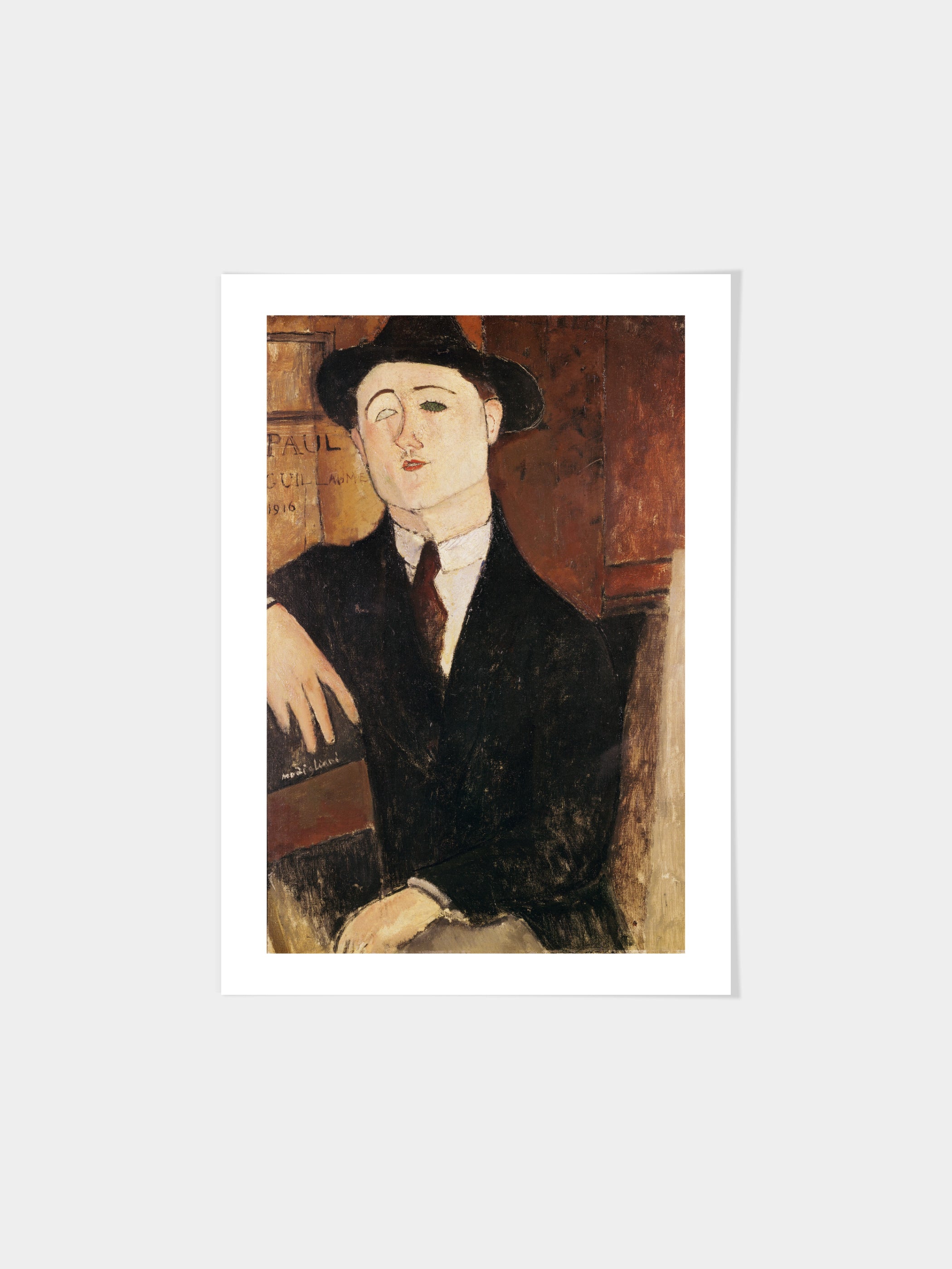 Amedeo Modigliani - Portrait of Paul Guillaume Seated