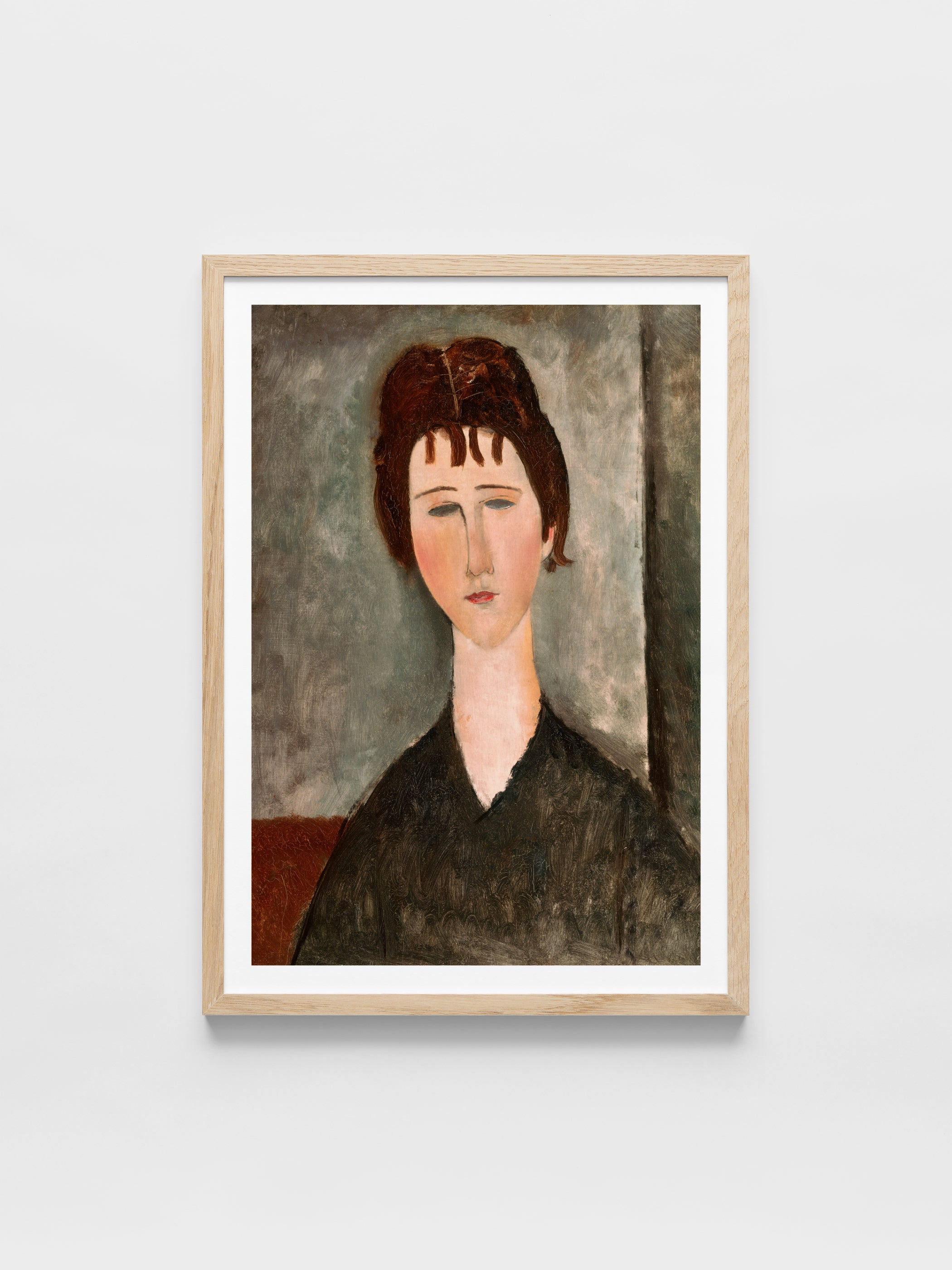 Amedeo Modigliani - Girl With a Dark Fringe
