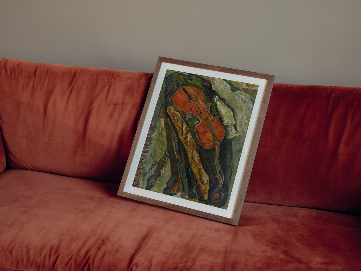 Still Life with Violin, Bread and Fish