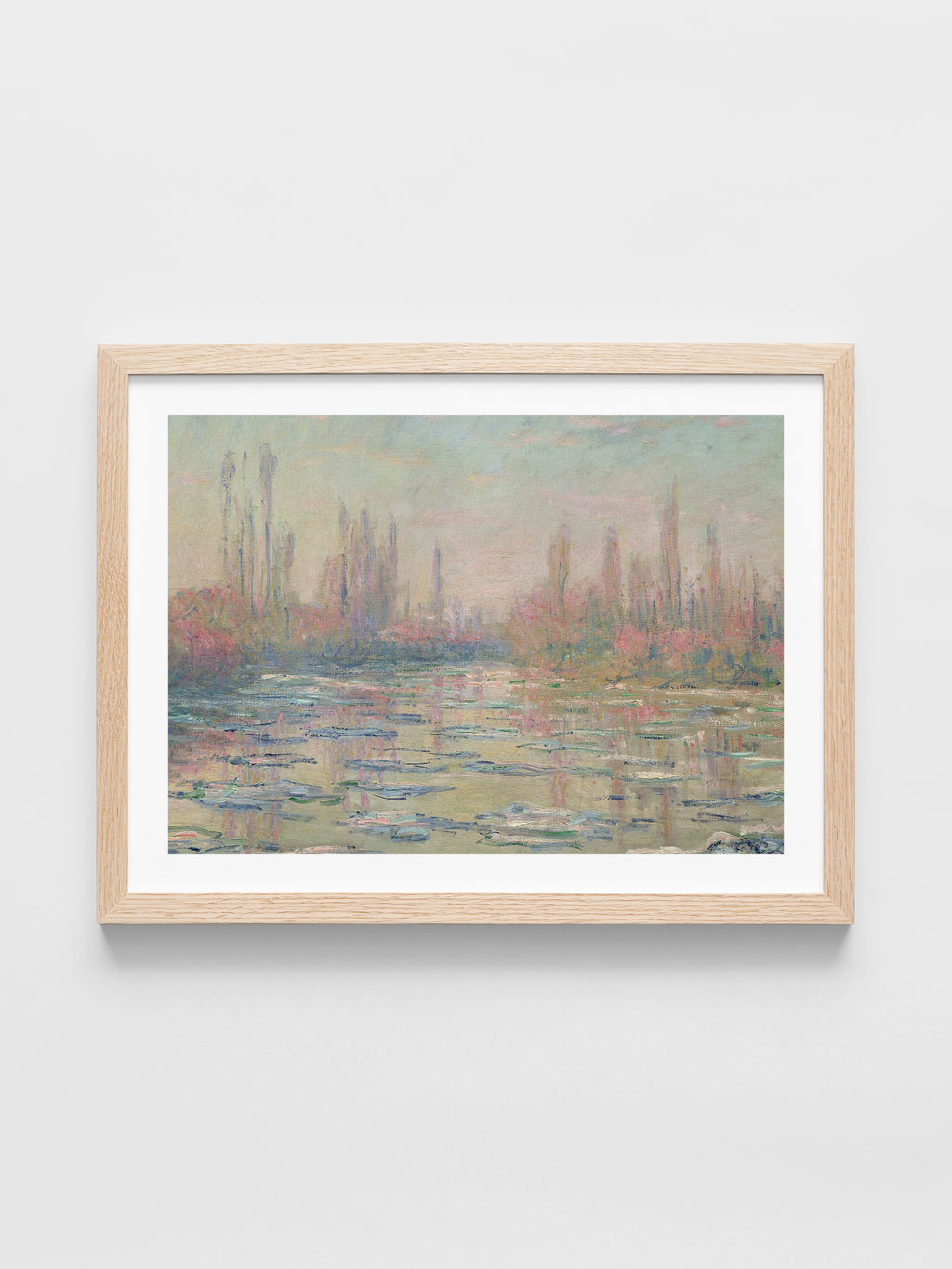 Claude Monet - The Thaw on the Seine, near Vetheuil, France