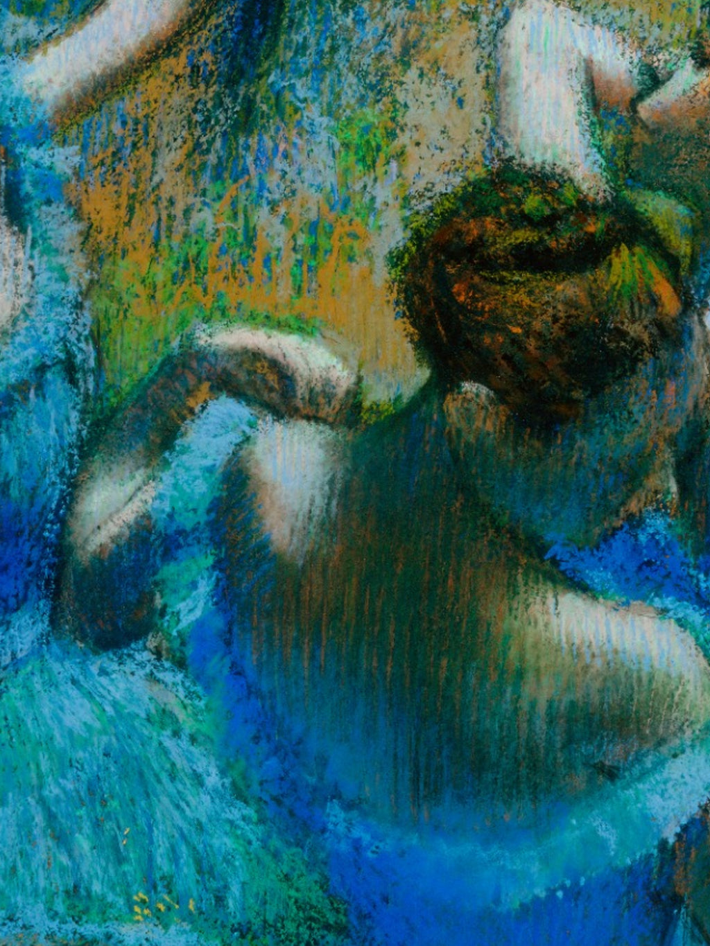 Edgar Degas - Four Ballerinas Straightening Up in the Wings