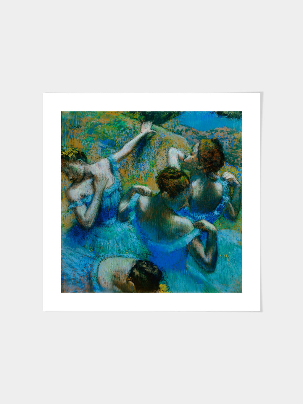 Edgar Degas - Four Ballerinas Straightening Up in the Wings