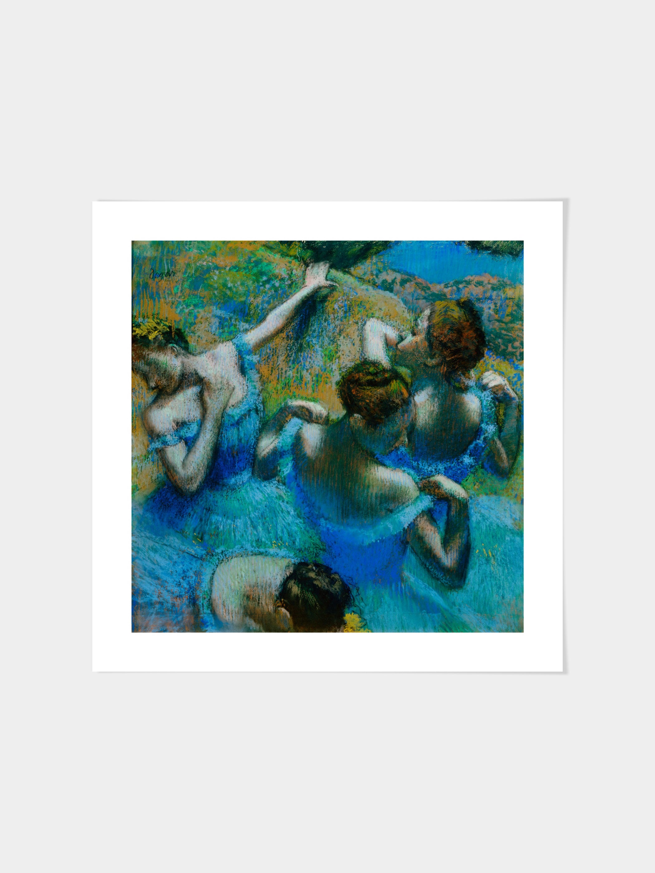 Edgar Degas - Four Ballerinas Straightening Up in the Wings