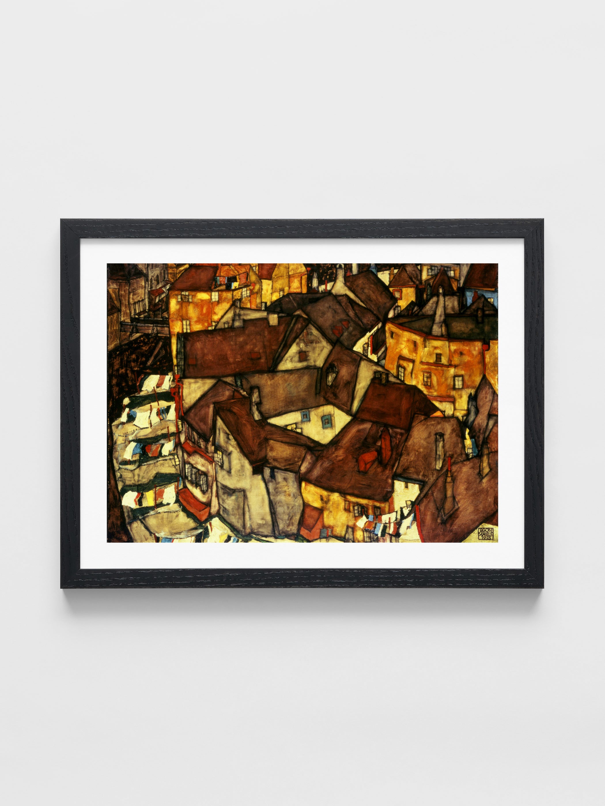Egon Schiele - Krumau Town Cresent