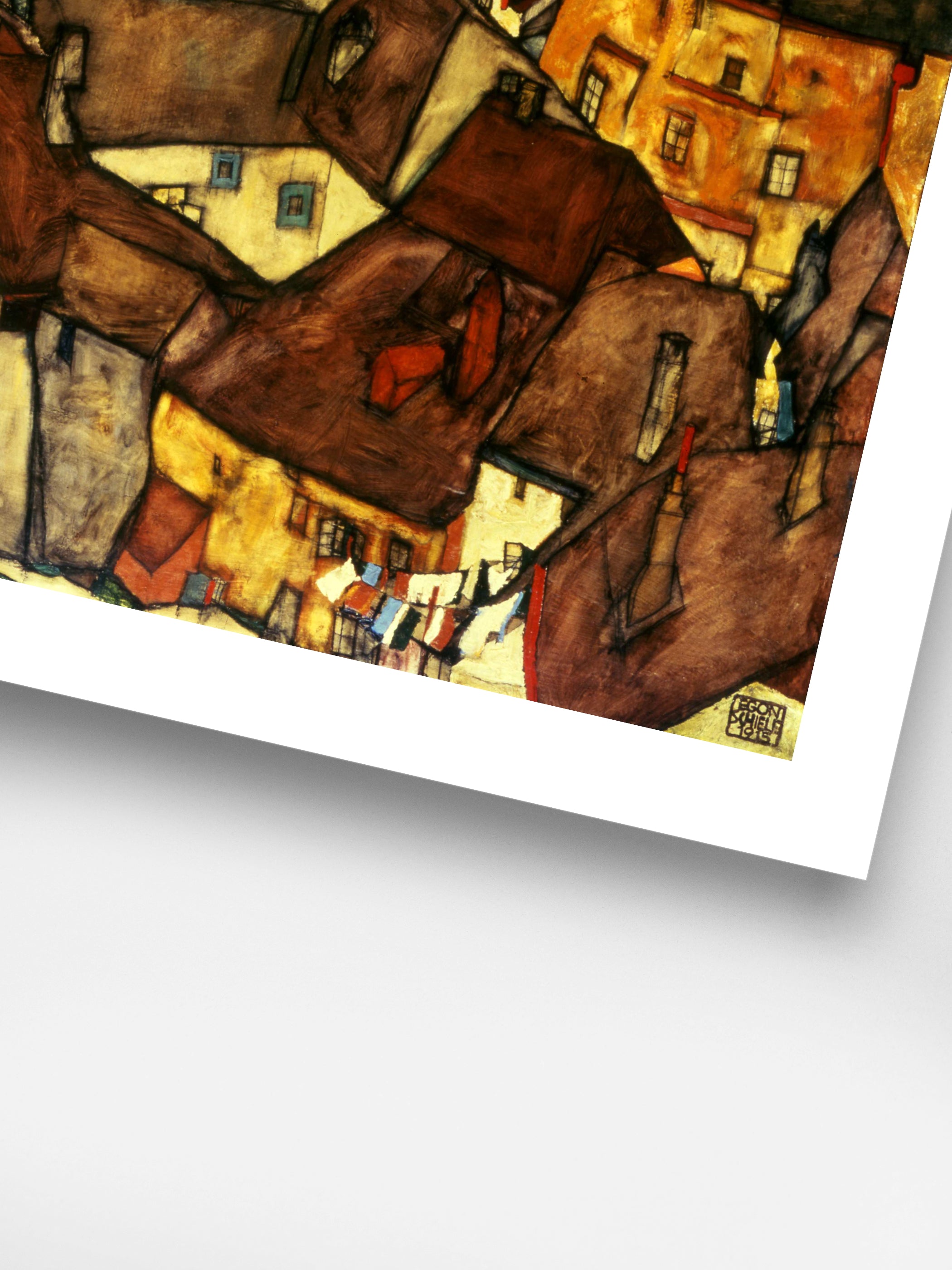 Egon Schiele - Krumau Town Cresent