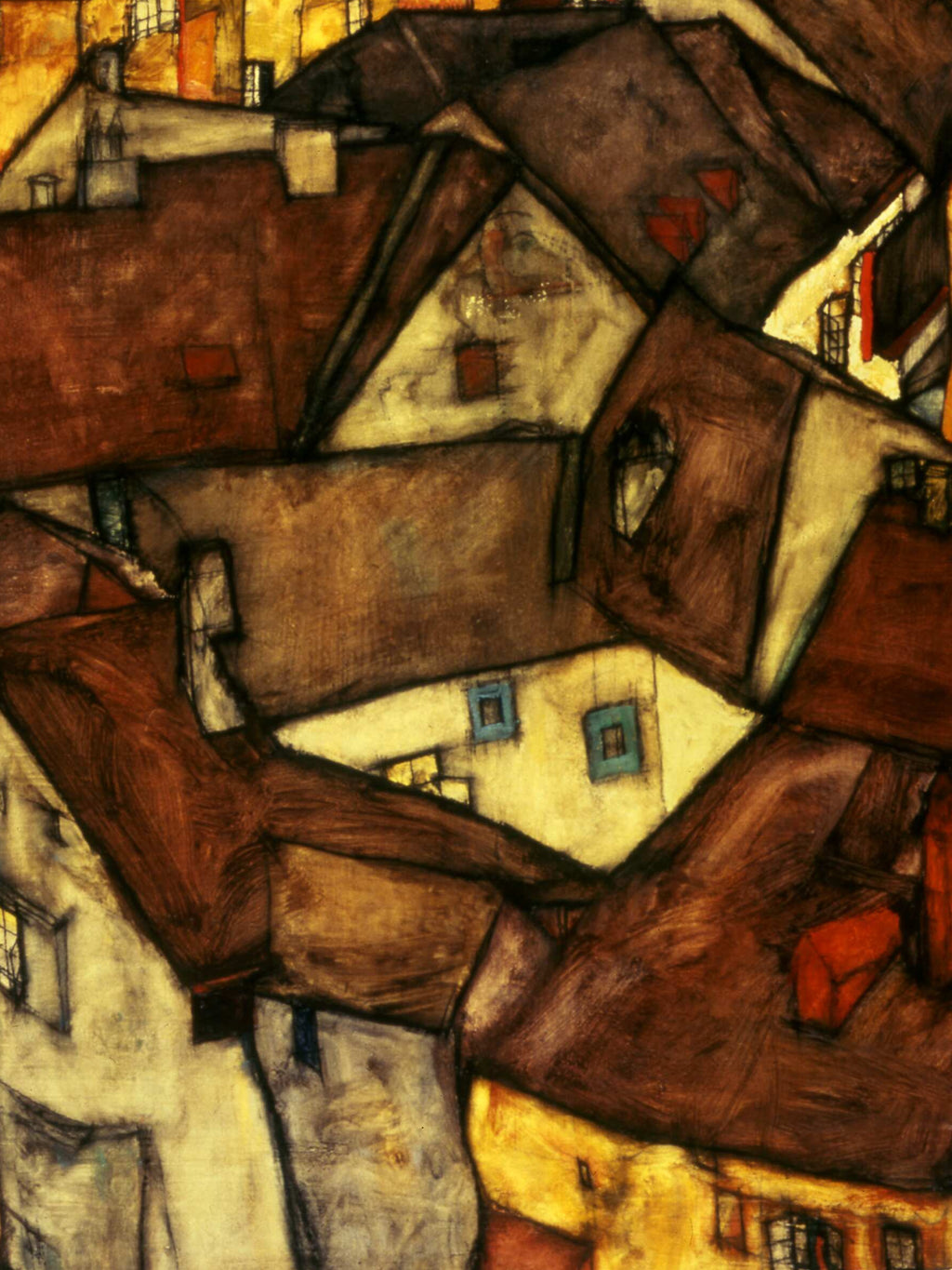 Egon Schiele - Krumau Town Cresent
