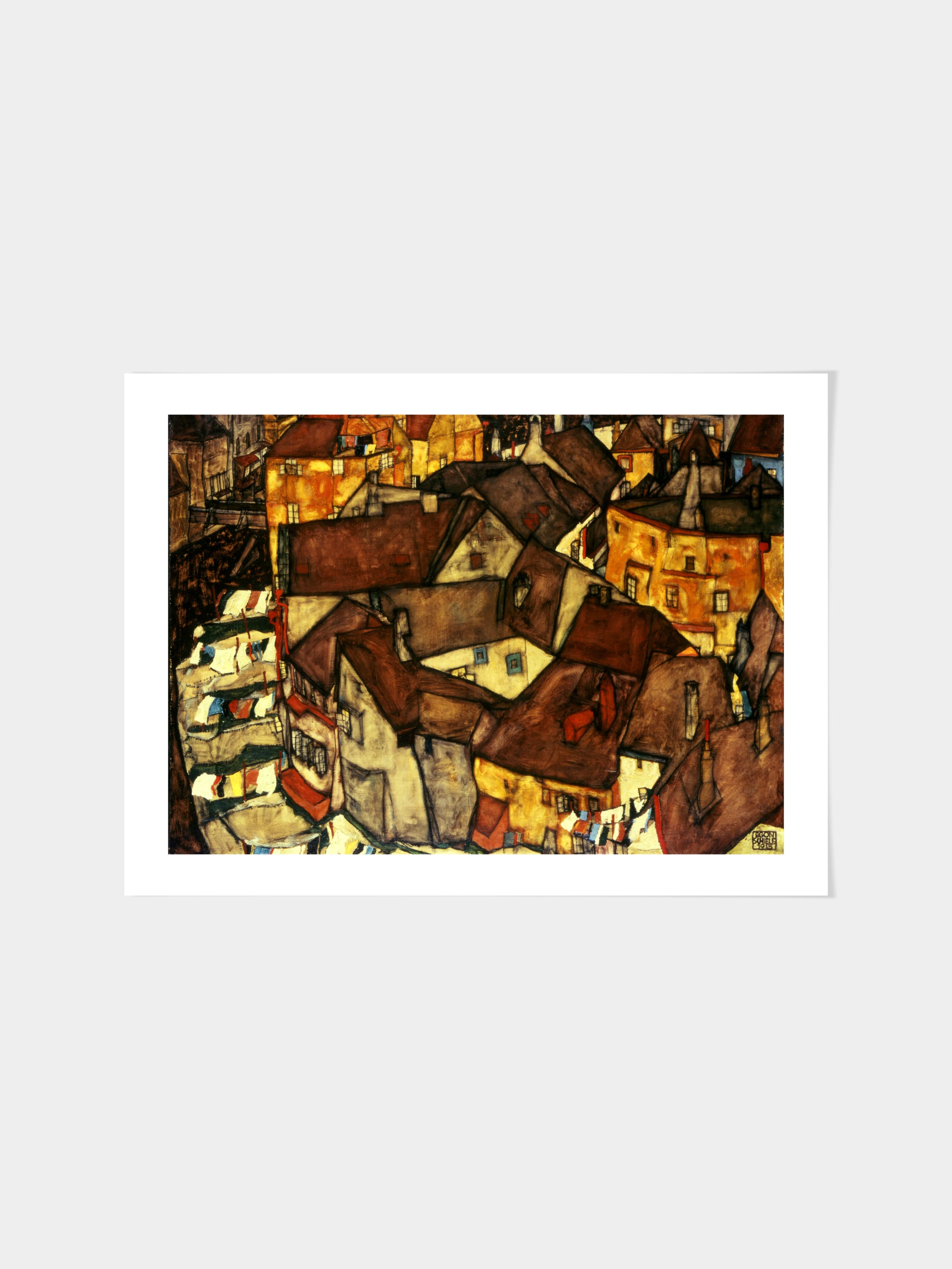Egon Schiele - Krumau Town Cresent
