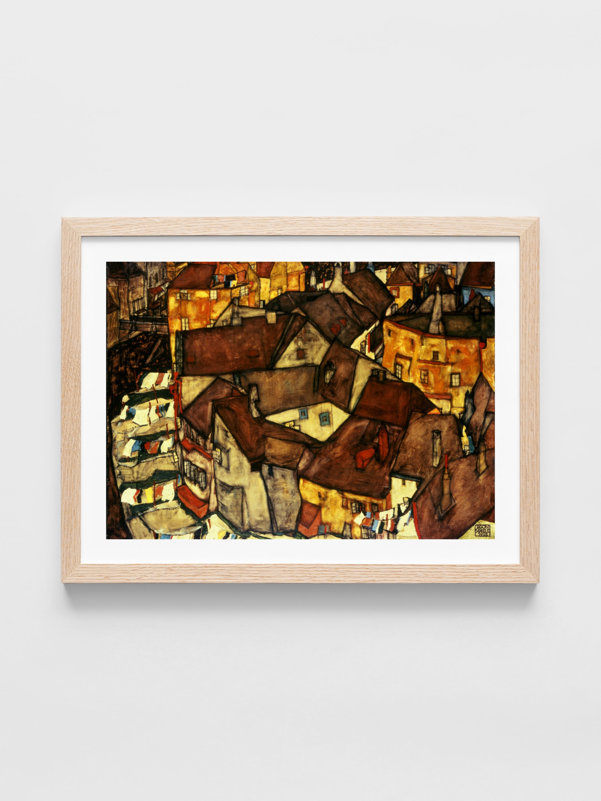 Egon Schiele - Krumau Town Cresent