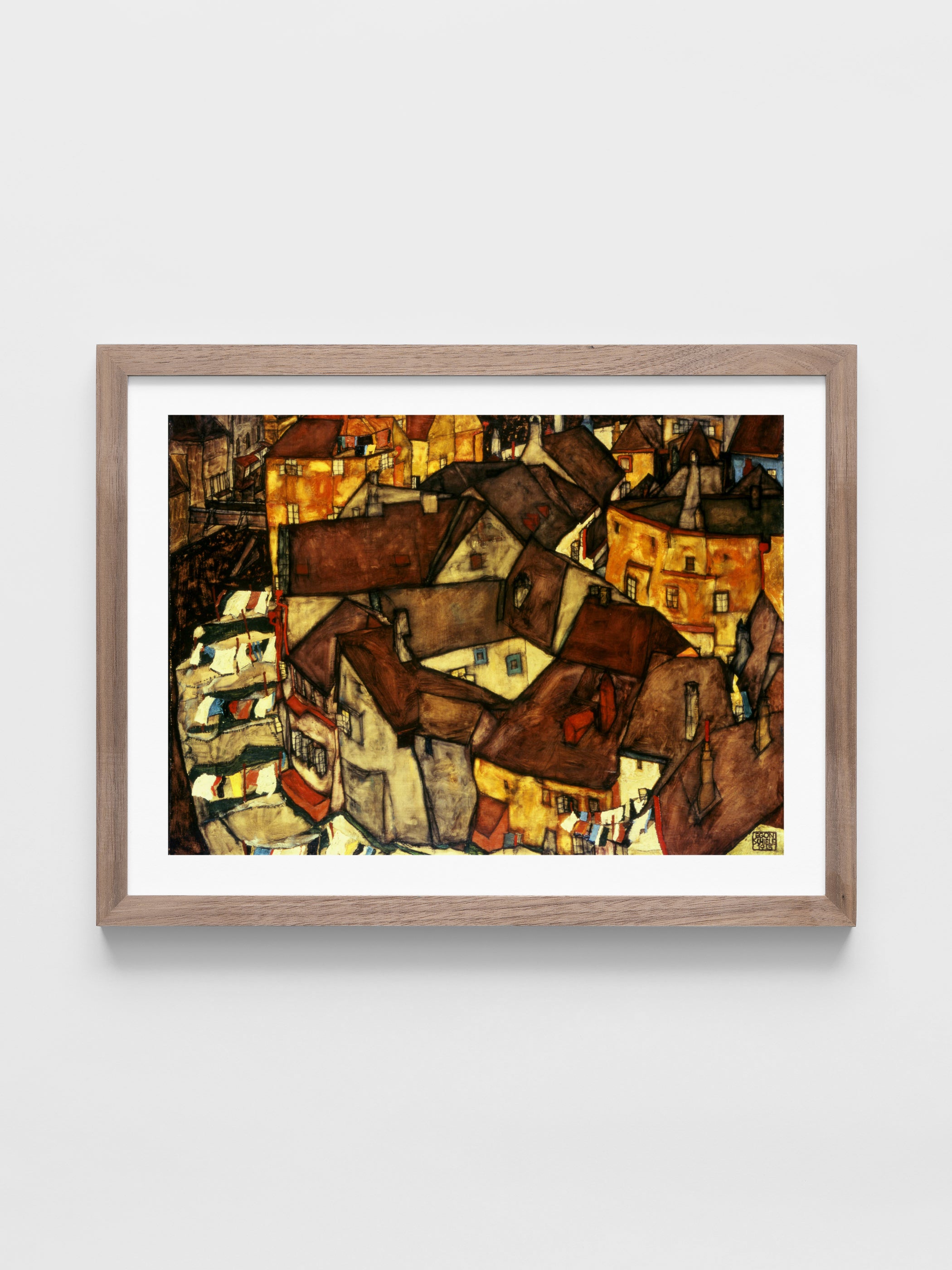 Egon Schiele - Krumau Town Cresent