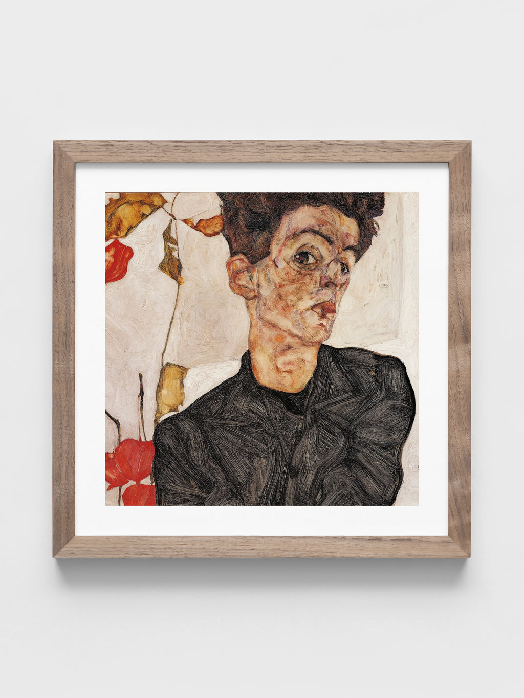 Egon Schiele - Self-Portrait with Fruit