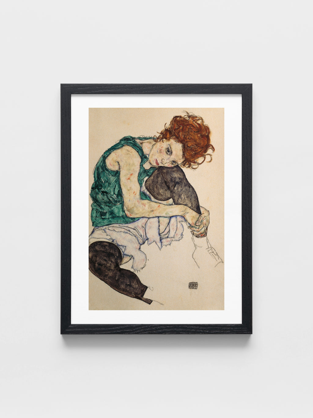 Egon Schiele - The artist's wife
