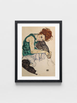 Egon Schiele - The artist's wife