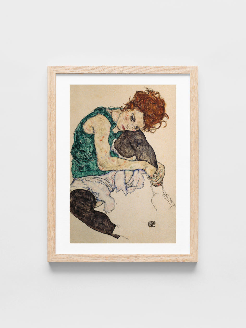 Egon Schiele - The artist's wife