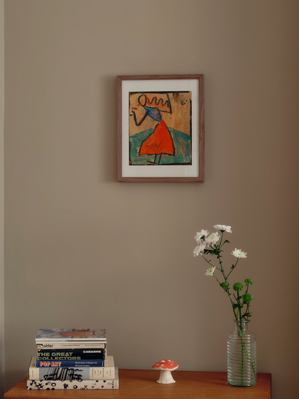 Girl with a red skirt