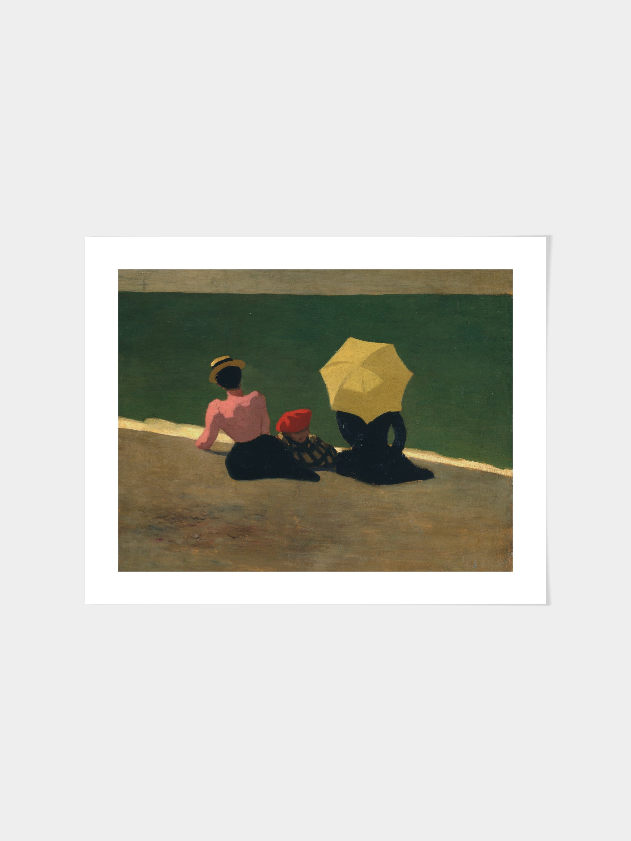 Felix Edouard Vallotton - On the Beach