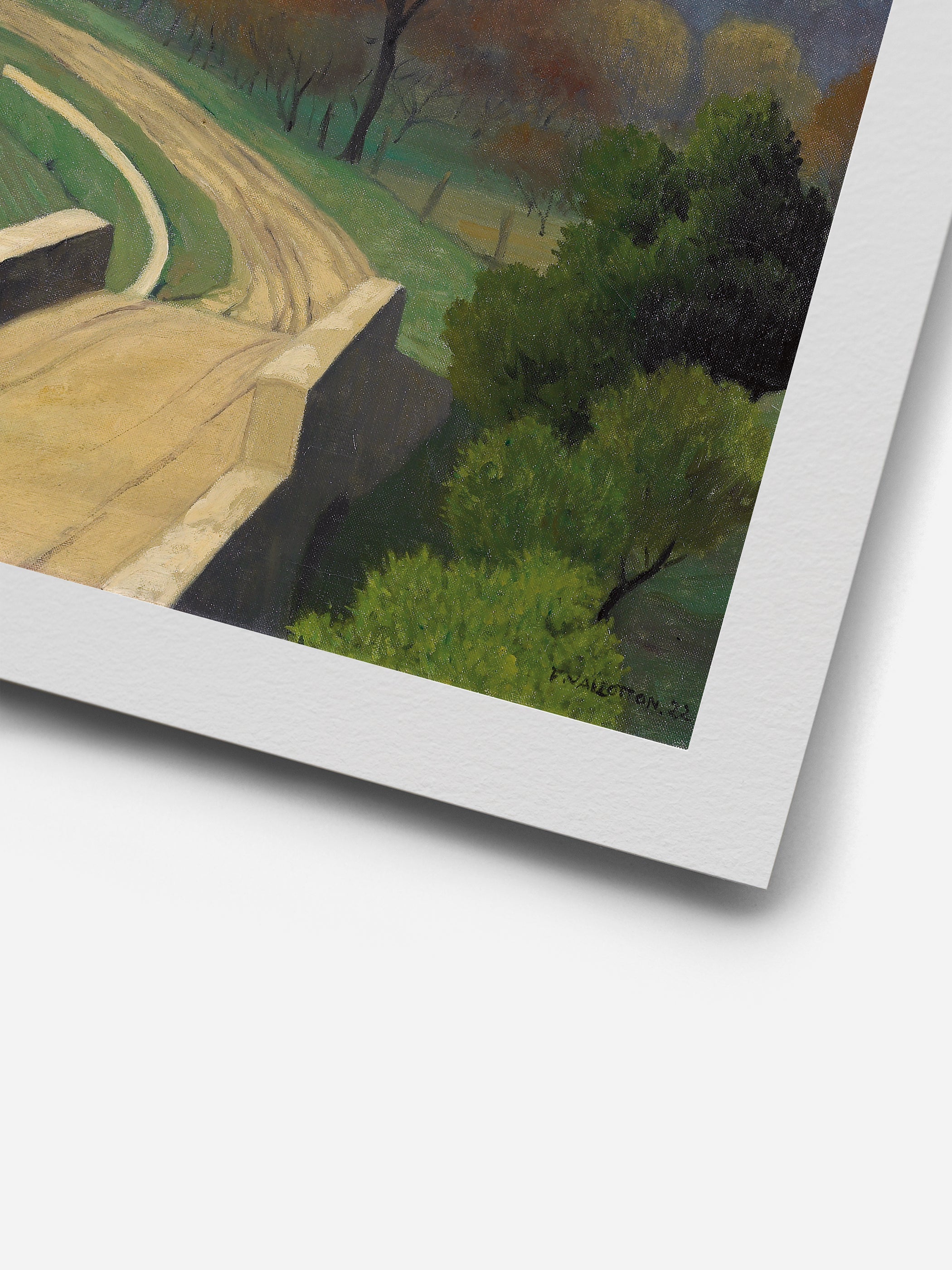 Felix Edouard Vallotton - Bridge over the Beal