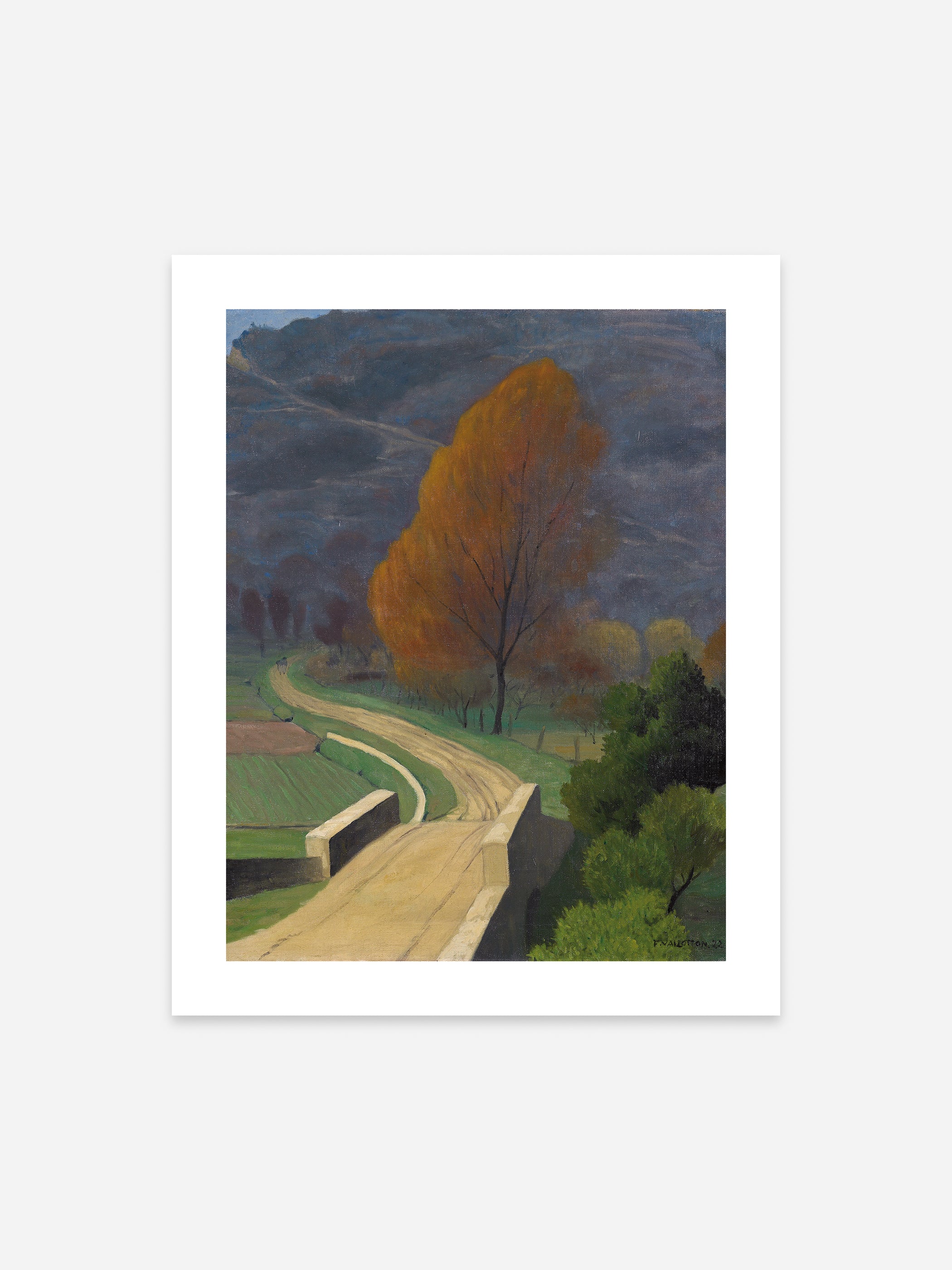 Felix Edouard Vallotton - Bridge over the Beal