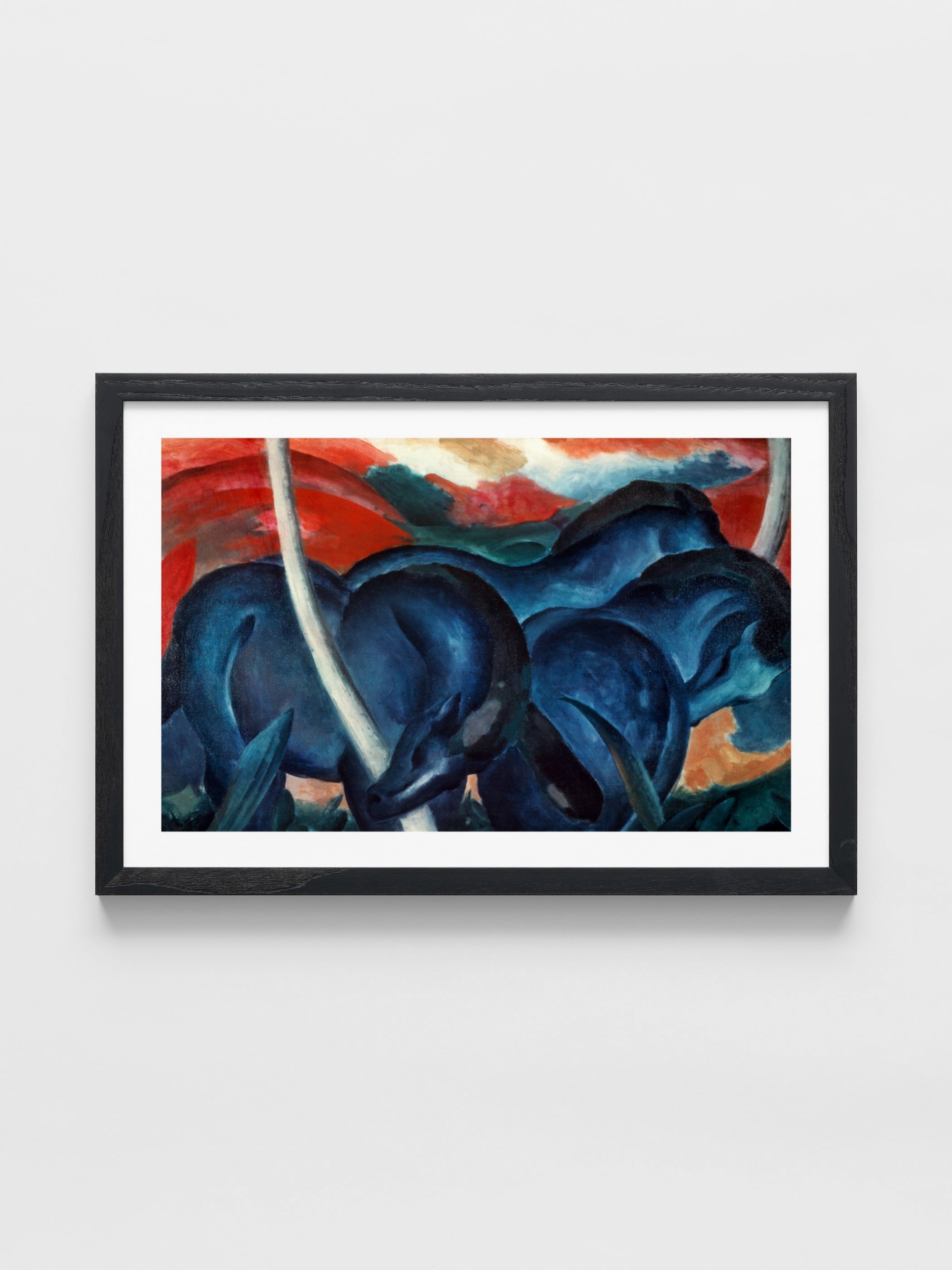 Franz Marc - Big blue horses