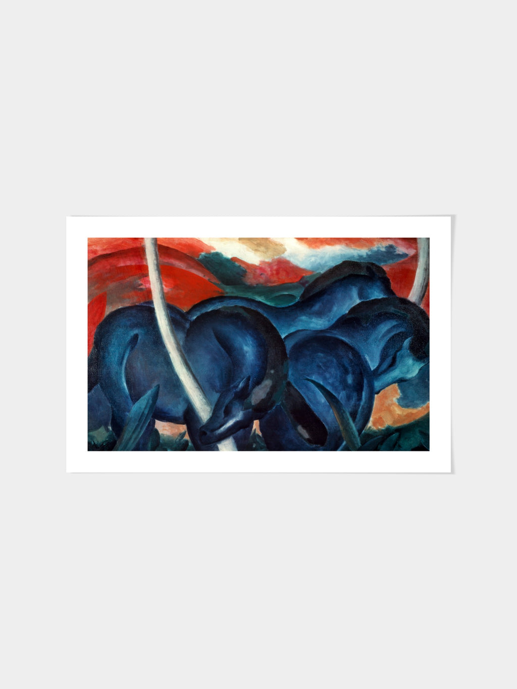 Franz Marc - Big blue horses