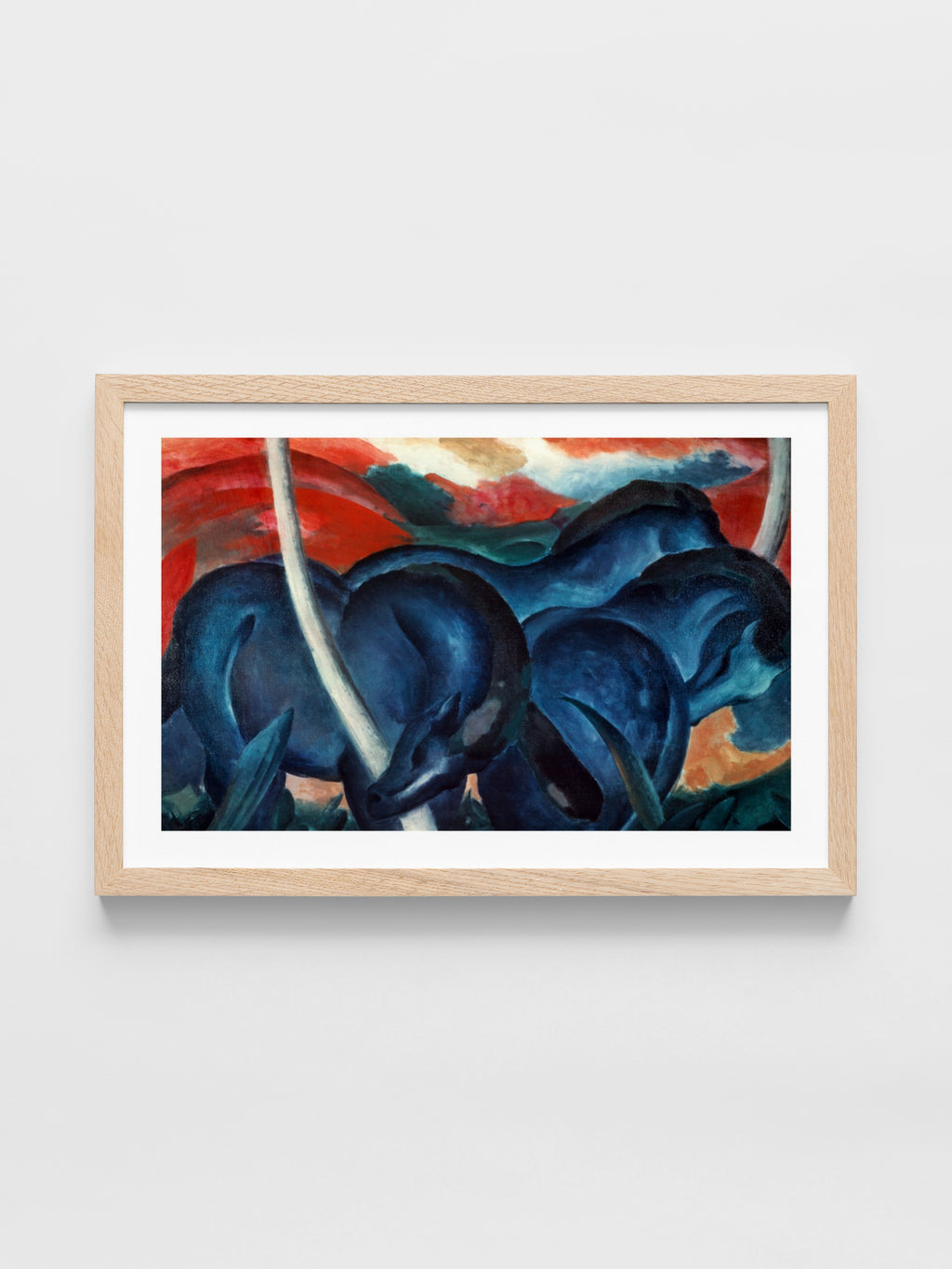 Franz Marc - Big blue horses