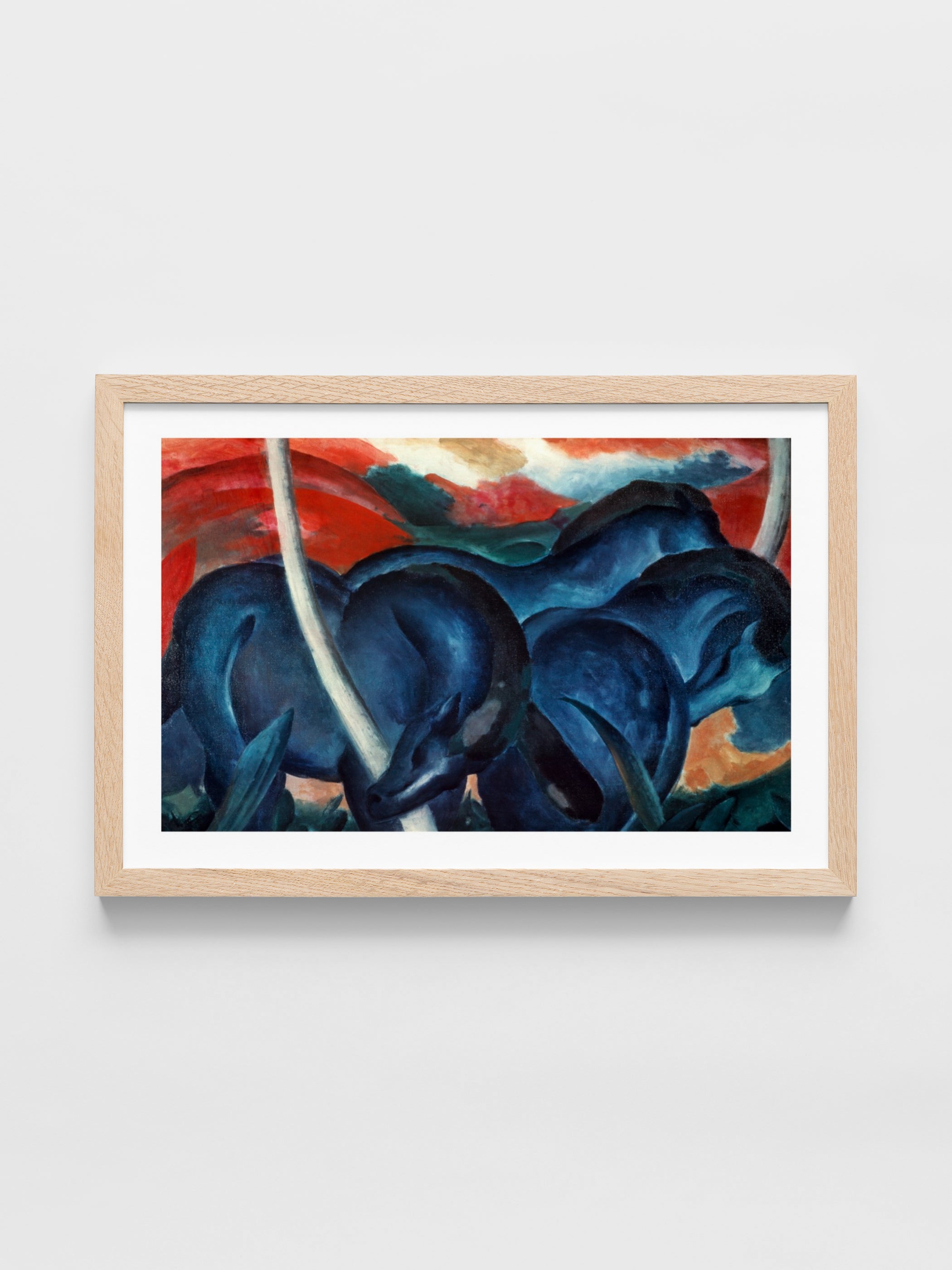Franz Marc - Big blue horses