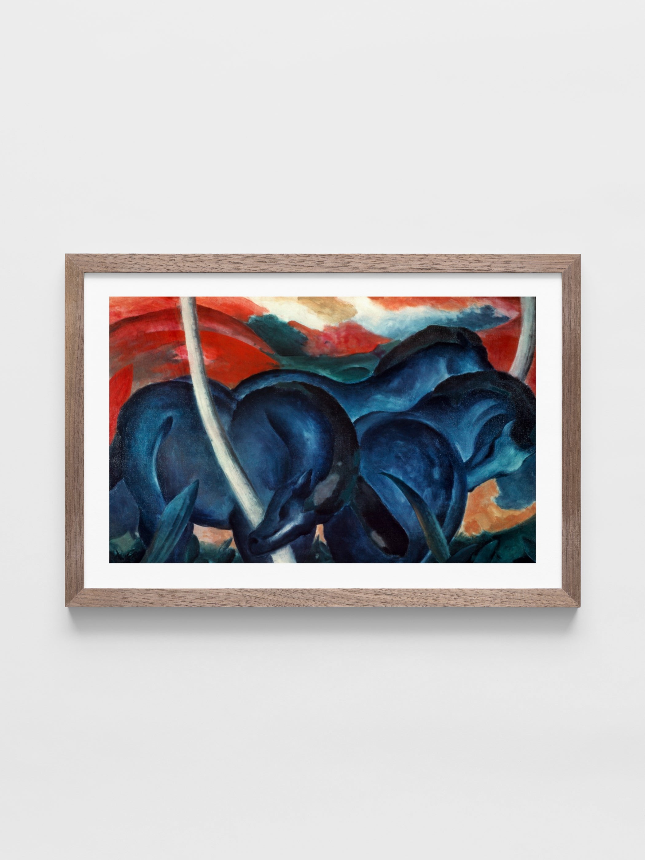 Franz Marc - Big blue horses