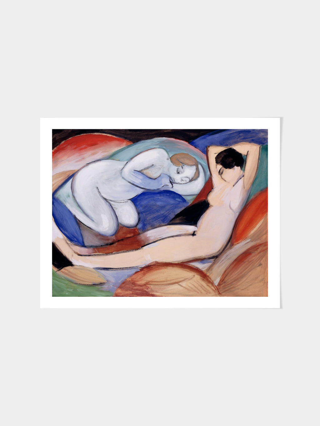 Franz Marc - Two Reclining Nudes