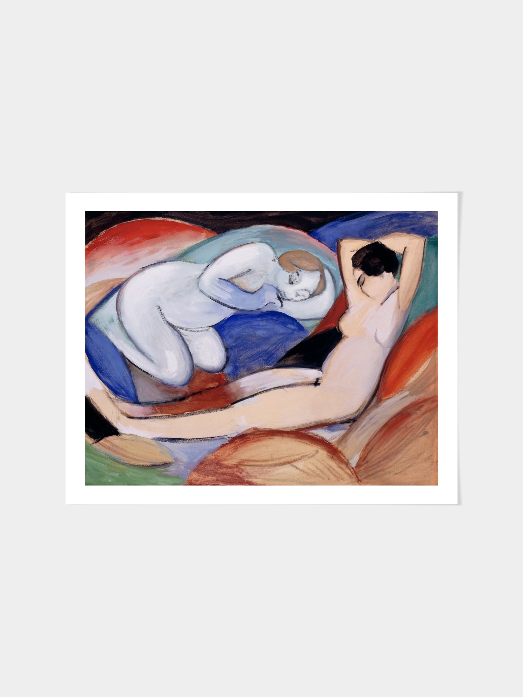 Franz Marc - Two Reclining Nudes