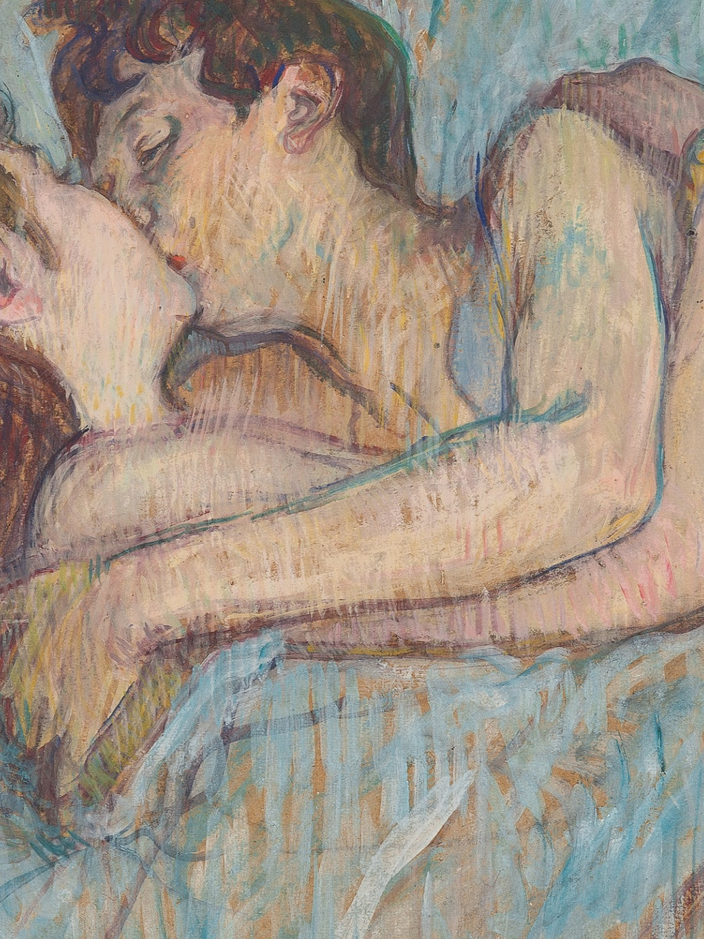 Henri de Toulouse-Lautrec - In bed: The kiss
