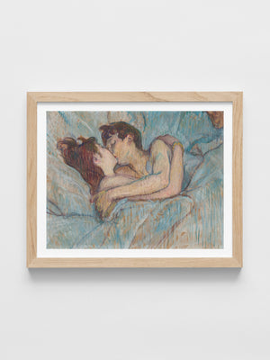 Henri de Toulouse-Lautrec - In bed: The kiss