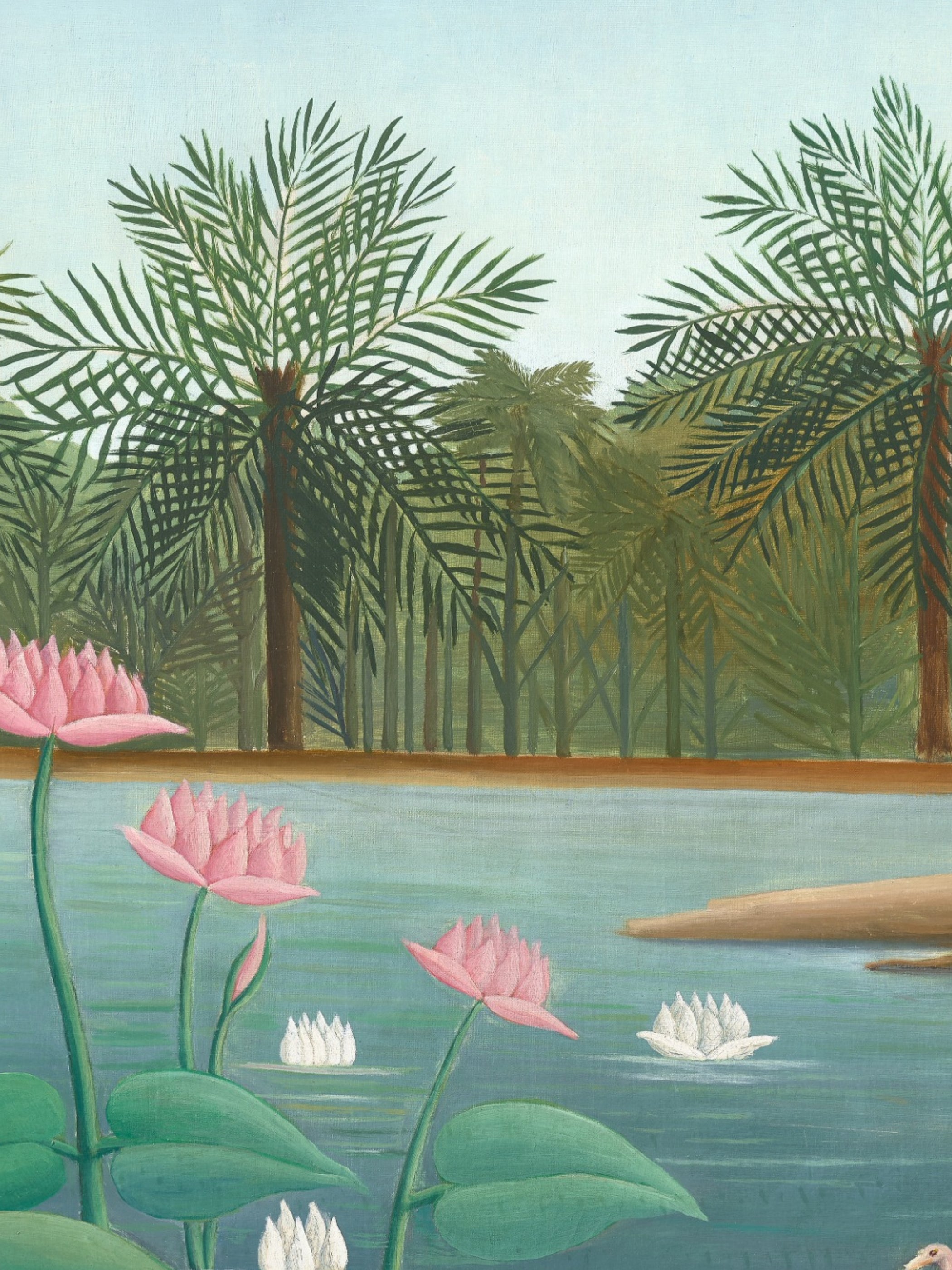 Henri J.F. Rousseau - Flamingos