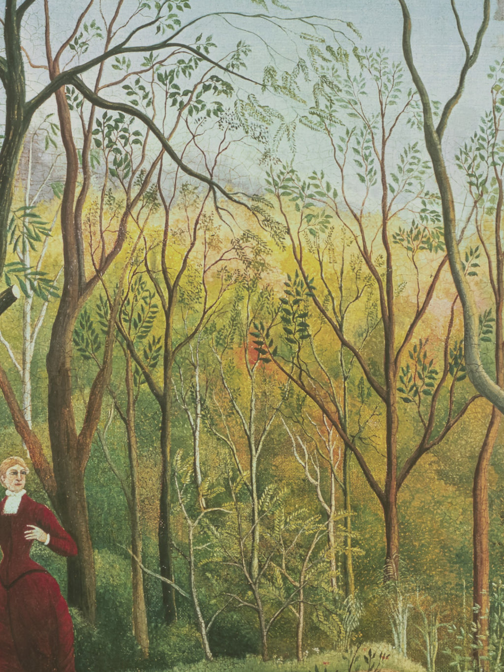 Henri J.F. Rousseau - The Walk in the Forest