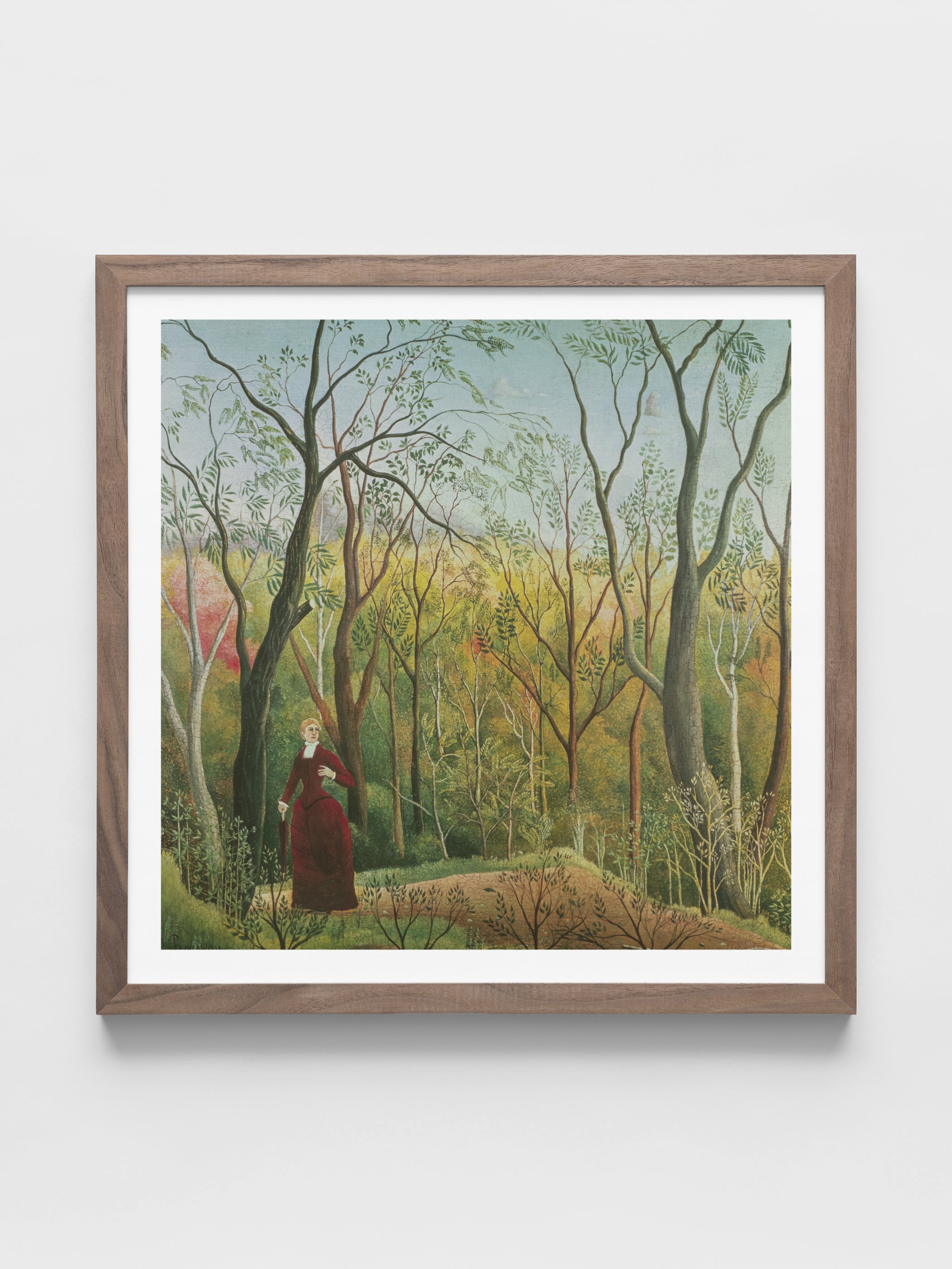 Henri J.F. Rousseau - The Walk in the Forest