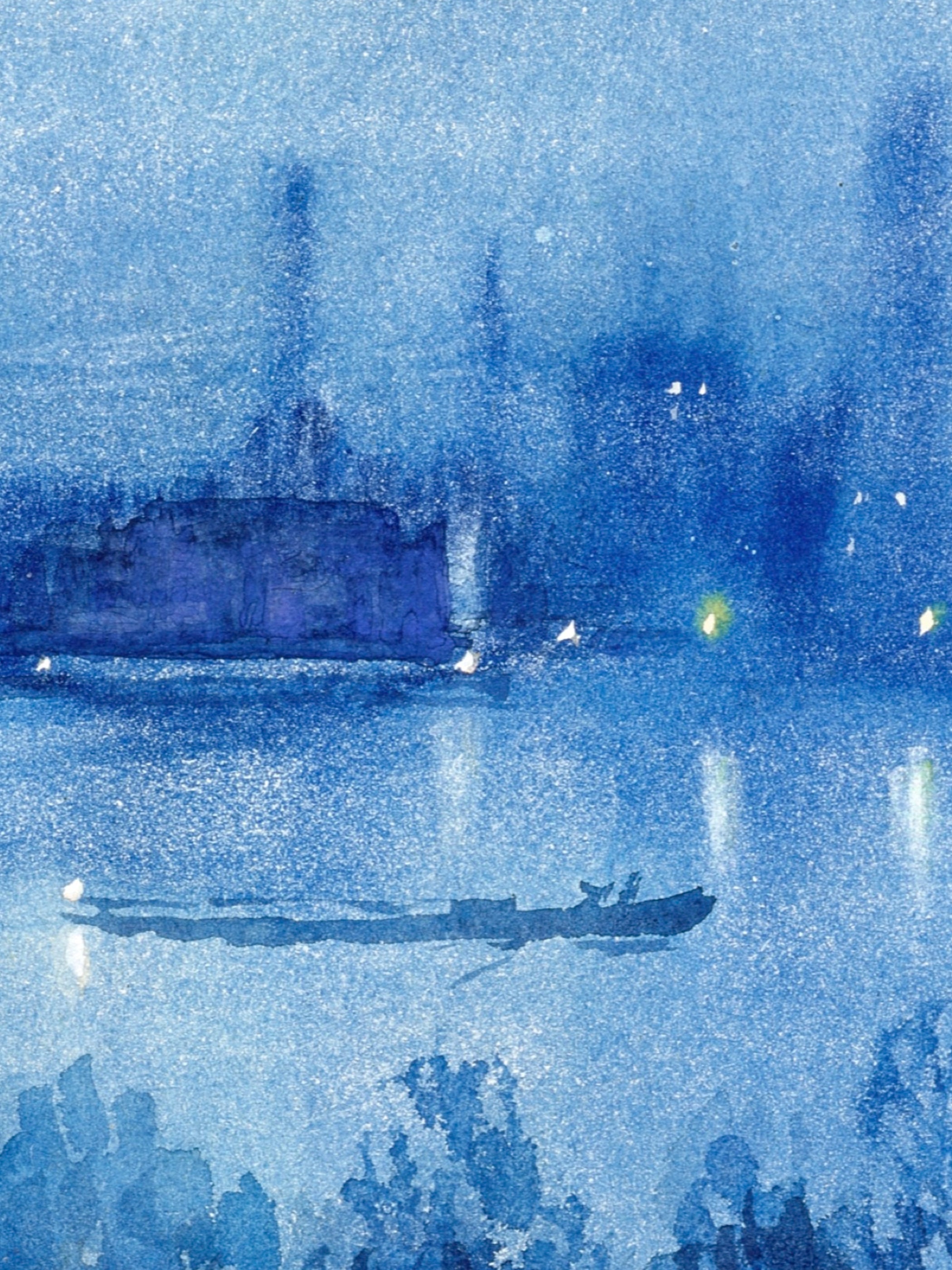 Joseph Pennell - Blue Night, London