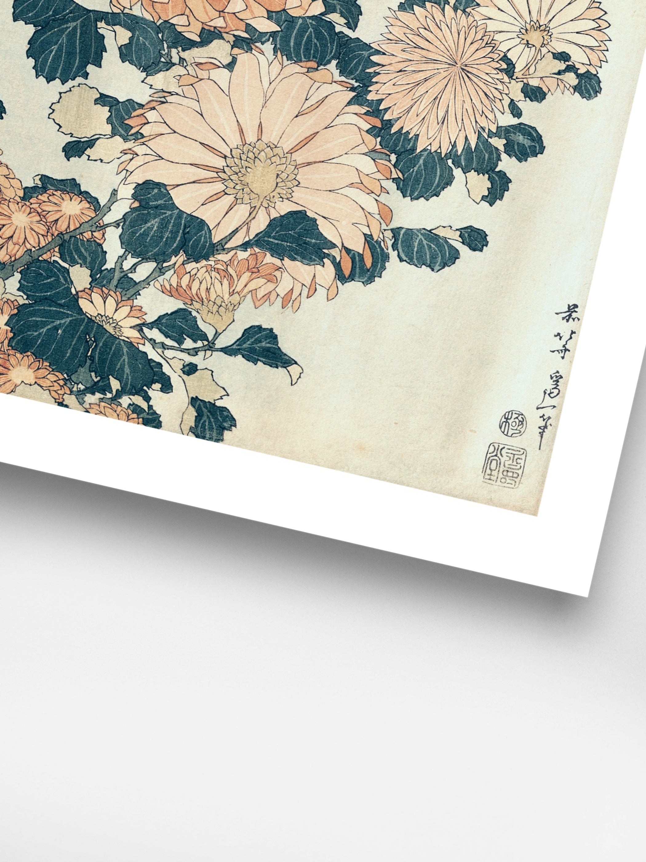 Katsushika Hokusai - Chrysanthemums